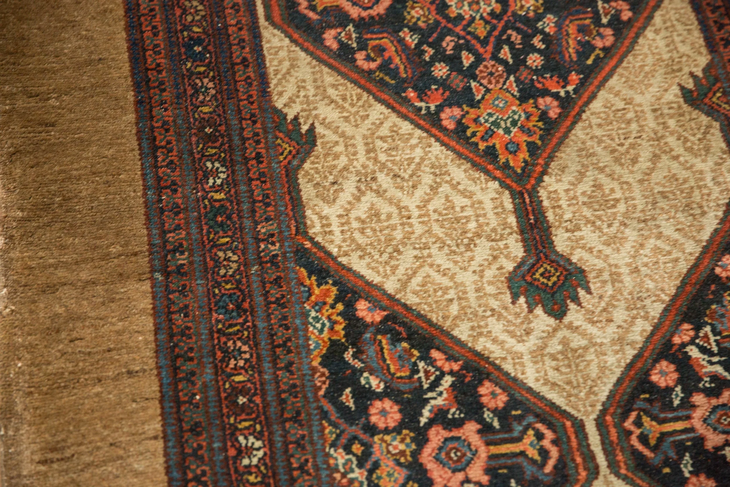4x20.5 Antique Serab Rug Runner - Image 8