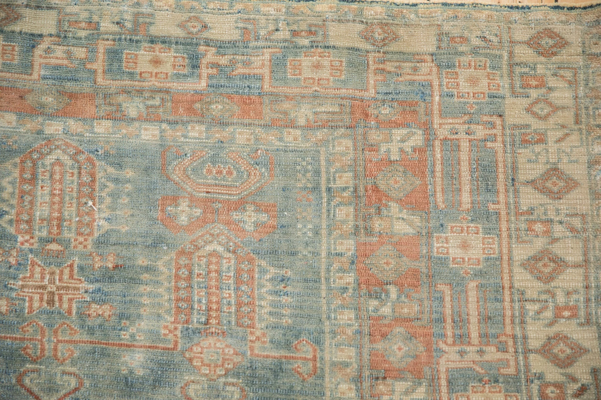4x4.5 Vintage Distressed Oushak Square Rug - Image 3
