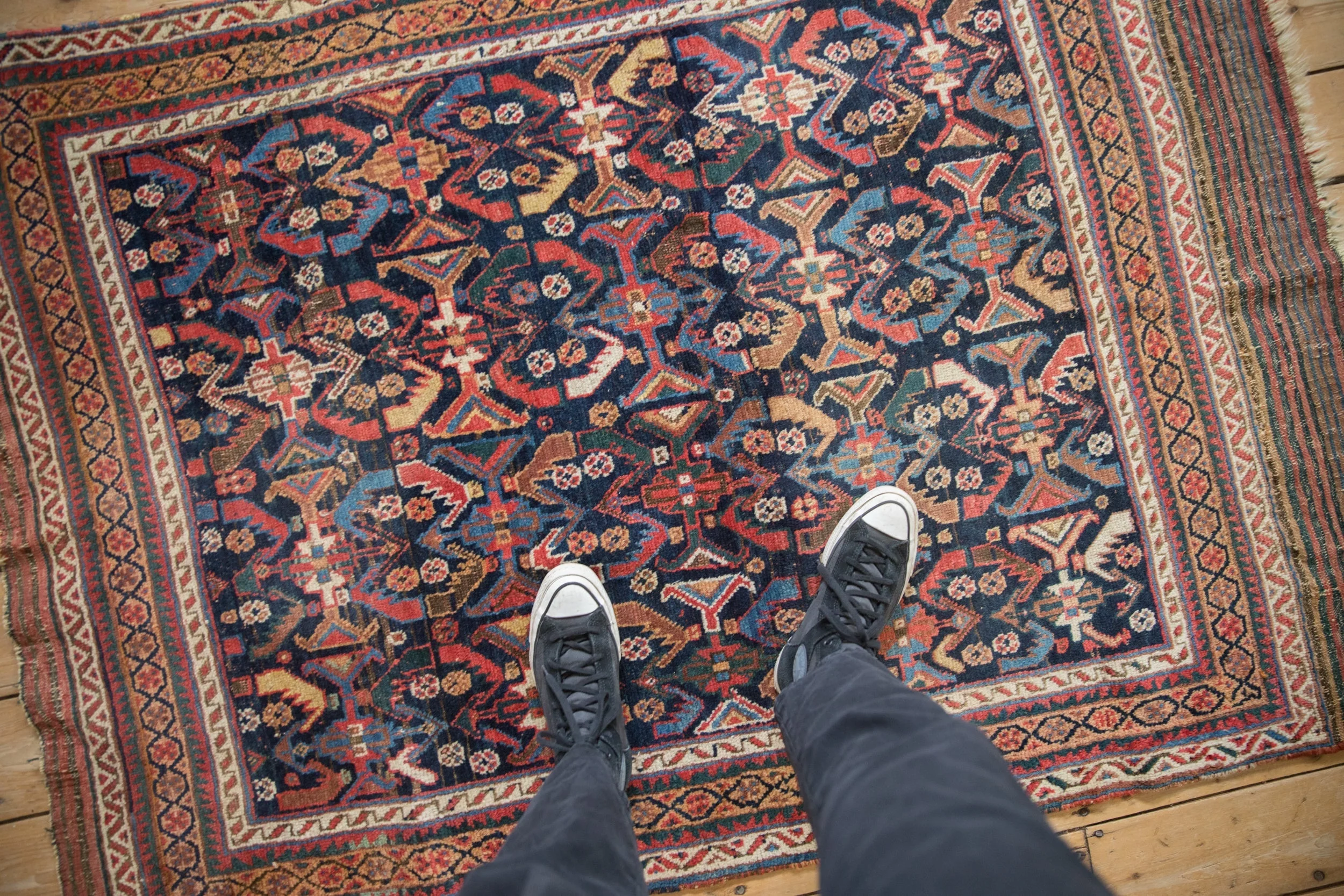 4x5.5 Antique Afshar Rug - Image 2