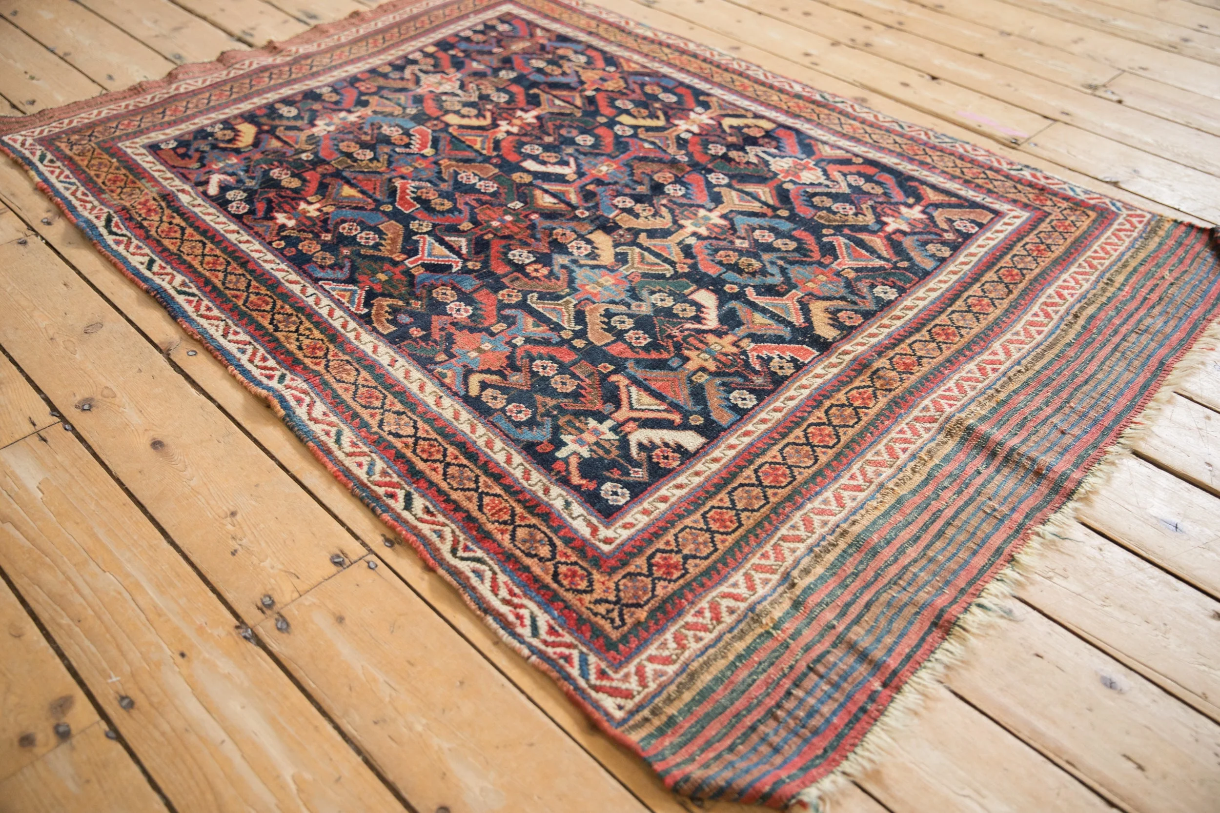 4x5.5 Antique Afshar Rug - Image 4
