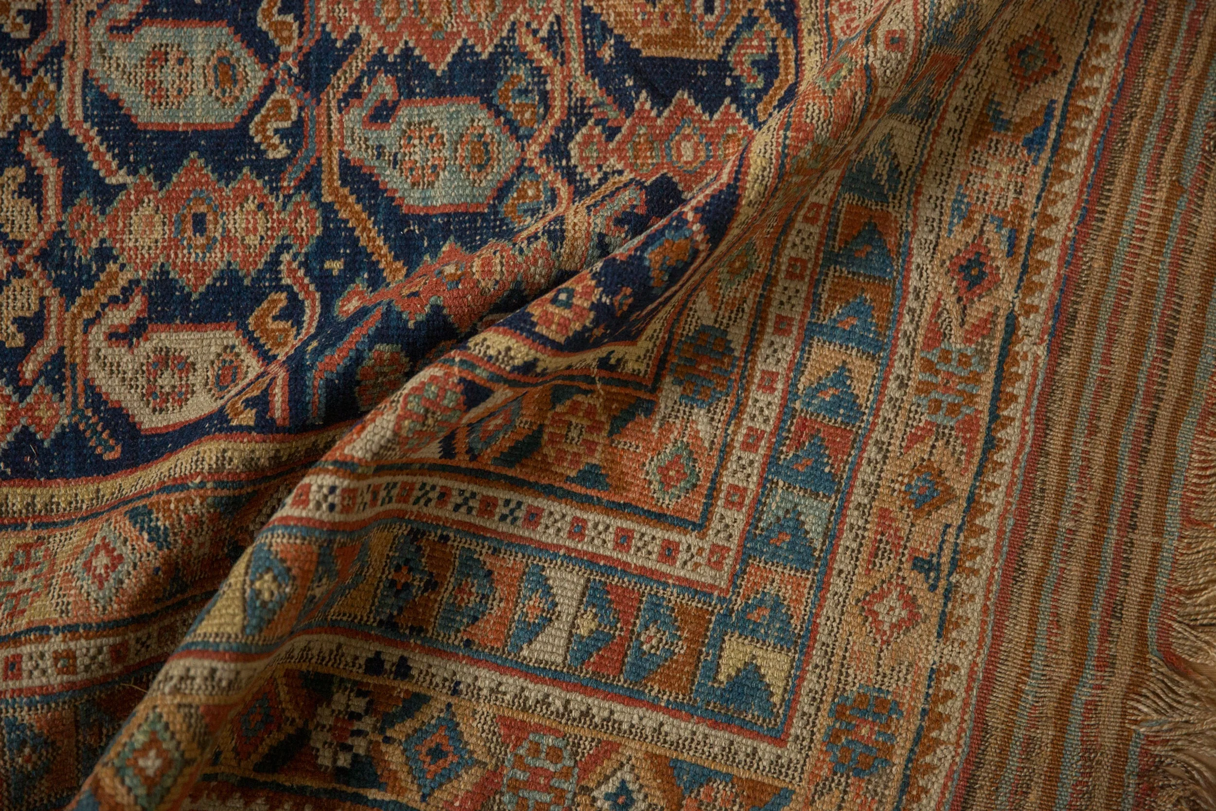 4x5.5 Antique Afshar Rug - Image 8