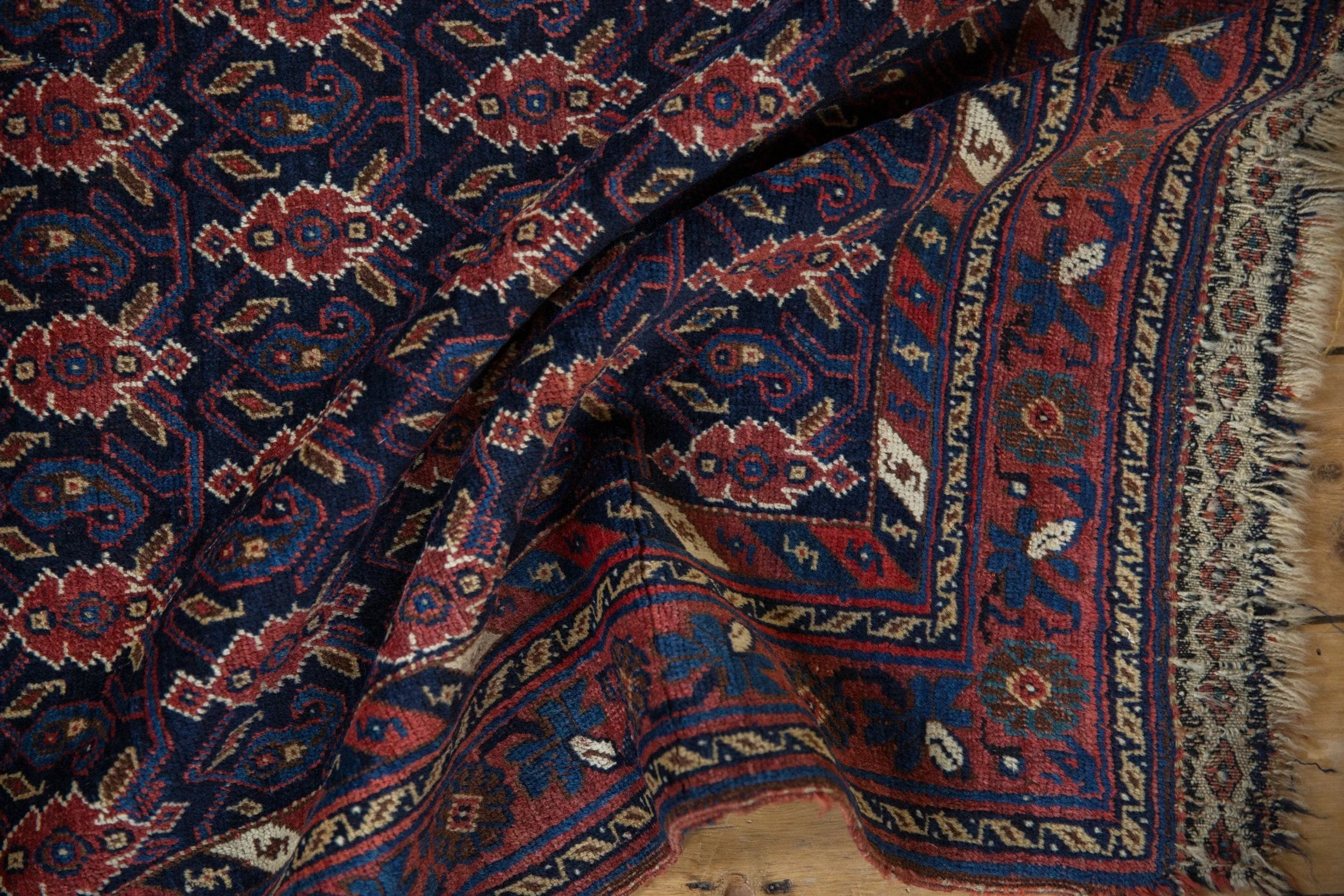 4x5.5 Antique Afshar Rug - Image 8