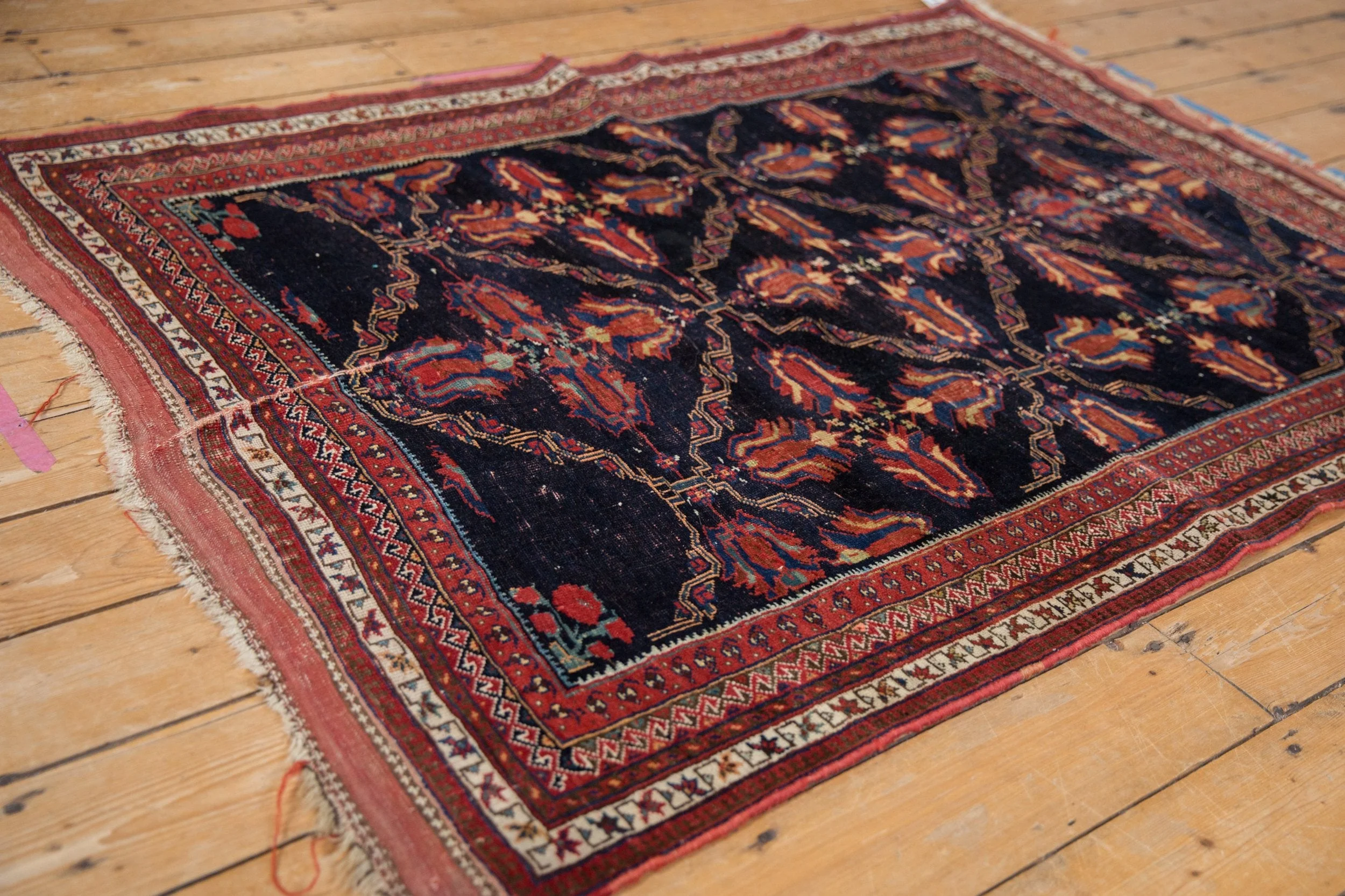 4x5.5 Antique Fine Afshar Rug - Image 3