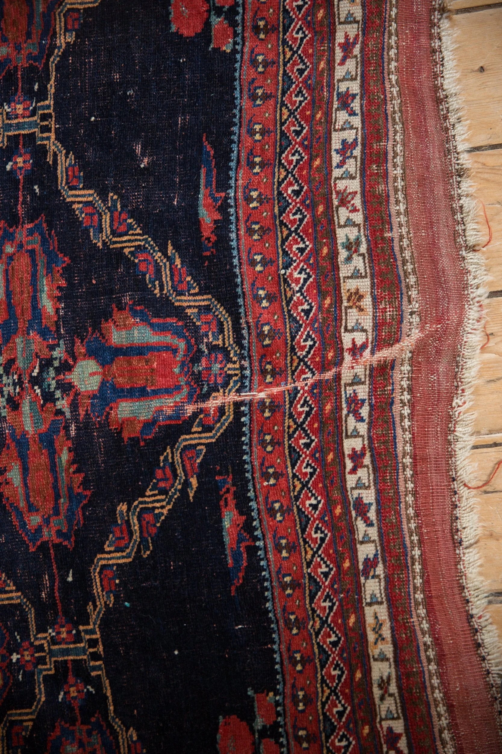 4x5.5 Antique Fine Afshar Rug - Image 4