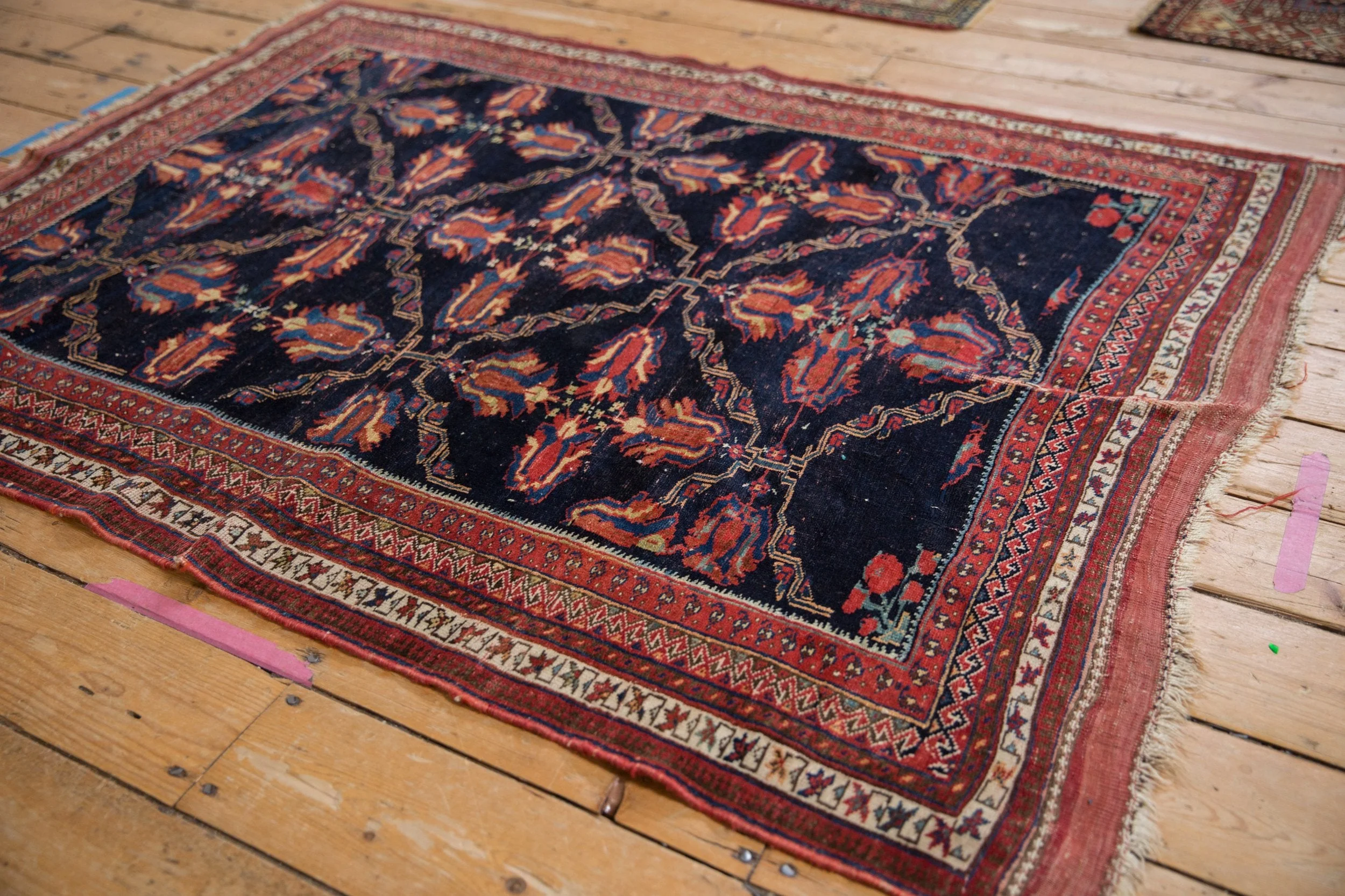 4x5.5 Antique Fine Afshar Rug - Image 5