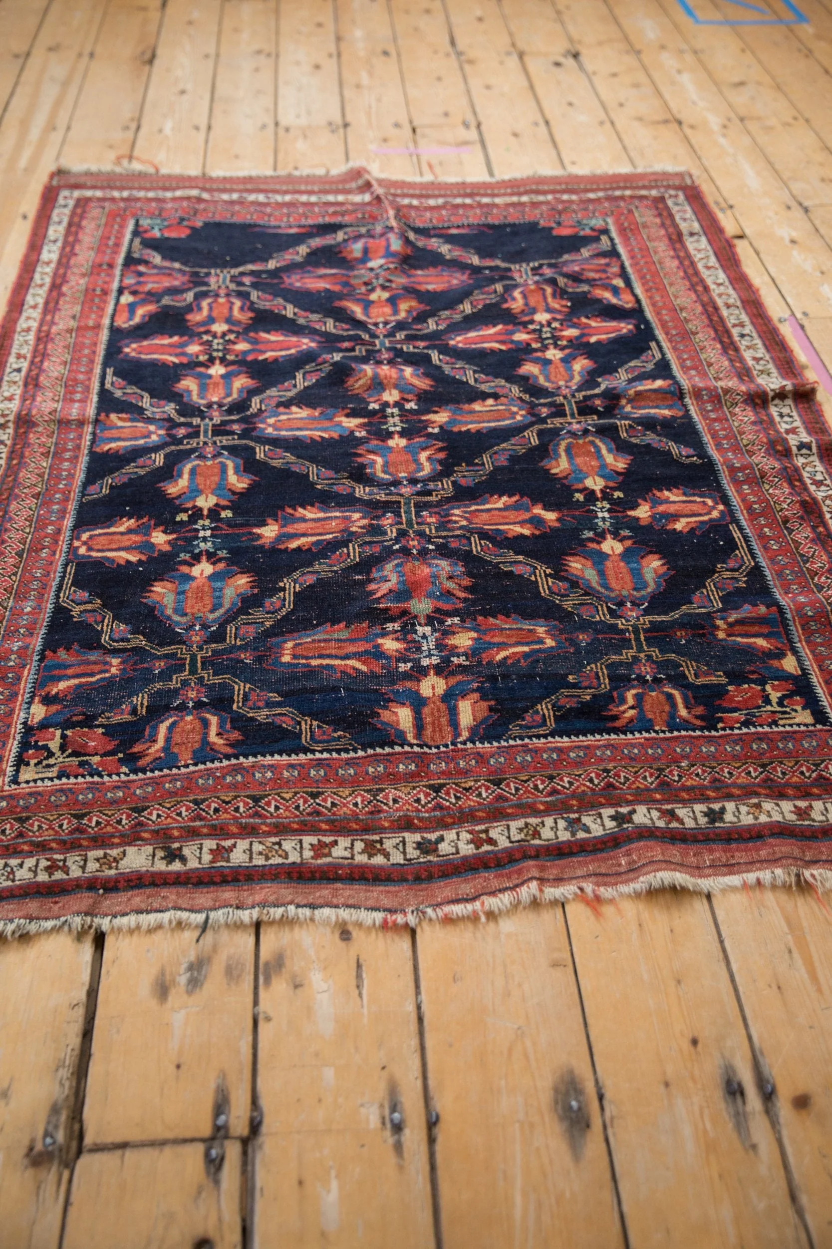 4x5.5 Antique Fine Afshar Rug - Image 6