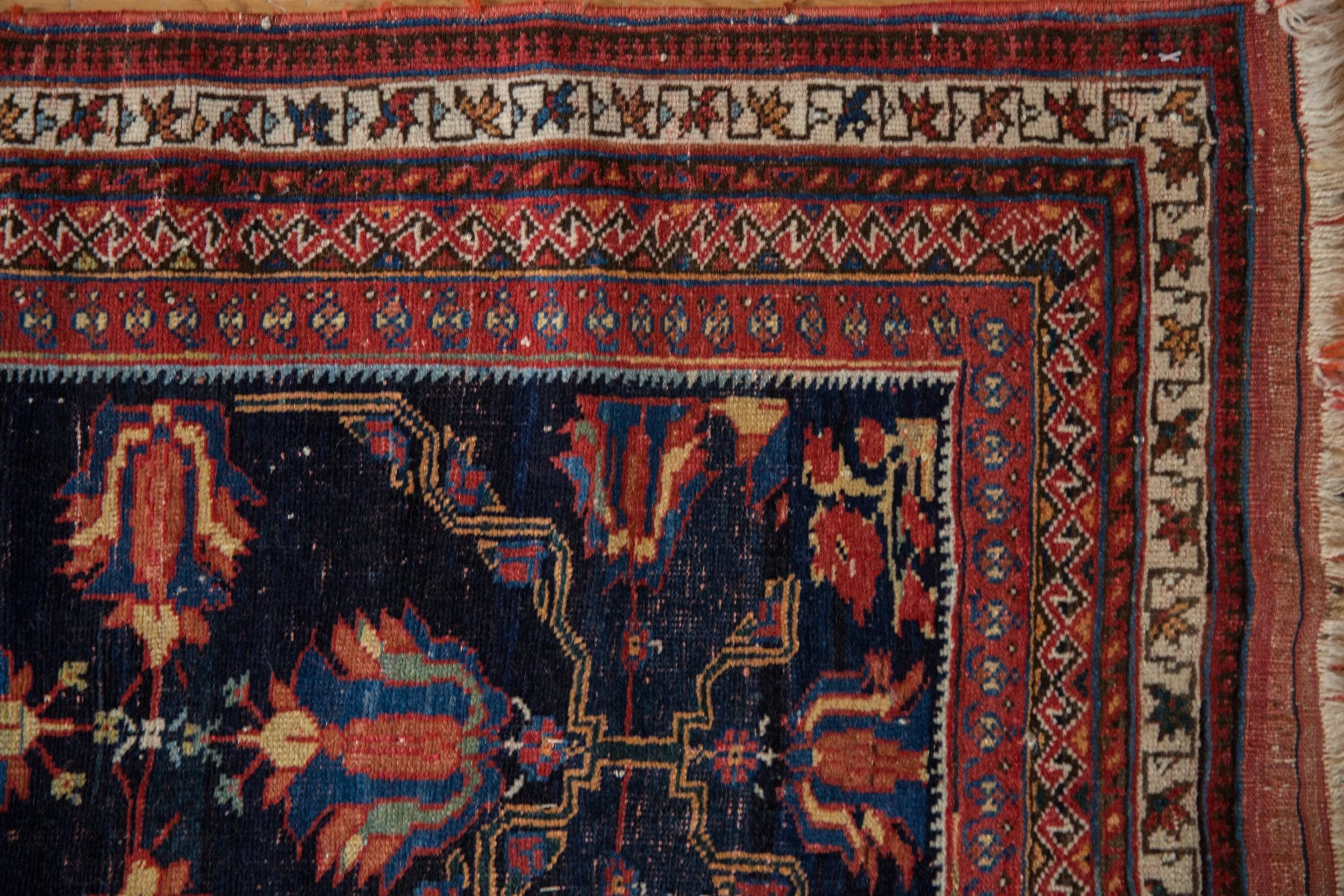 4x5.5 Antique Fine Afshar Rug - Image 8