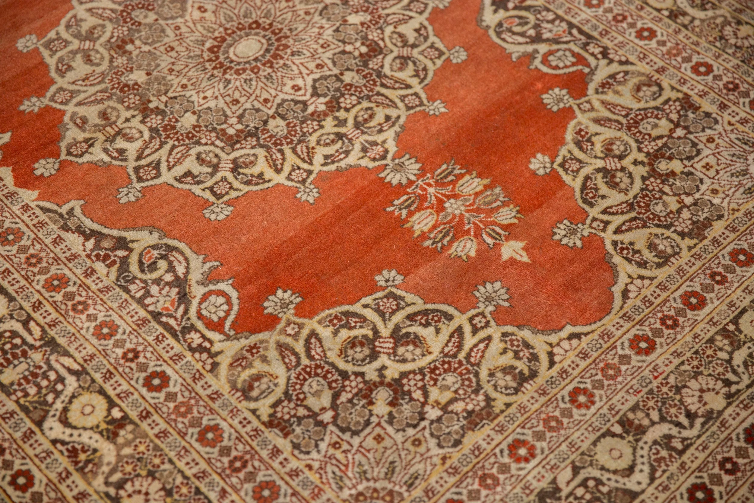 4x5.5 Antique Haji Jalili Tabriz Rug - Image 5