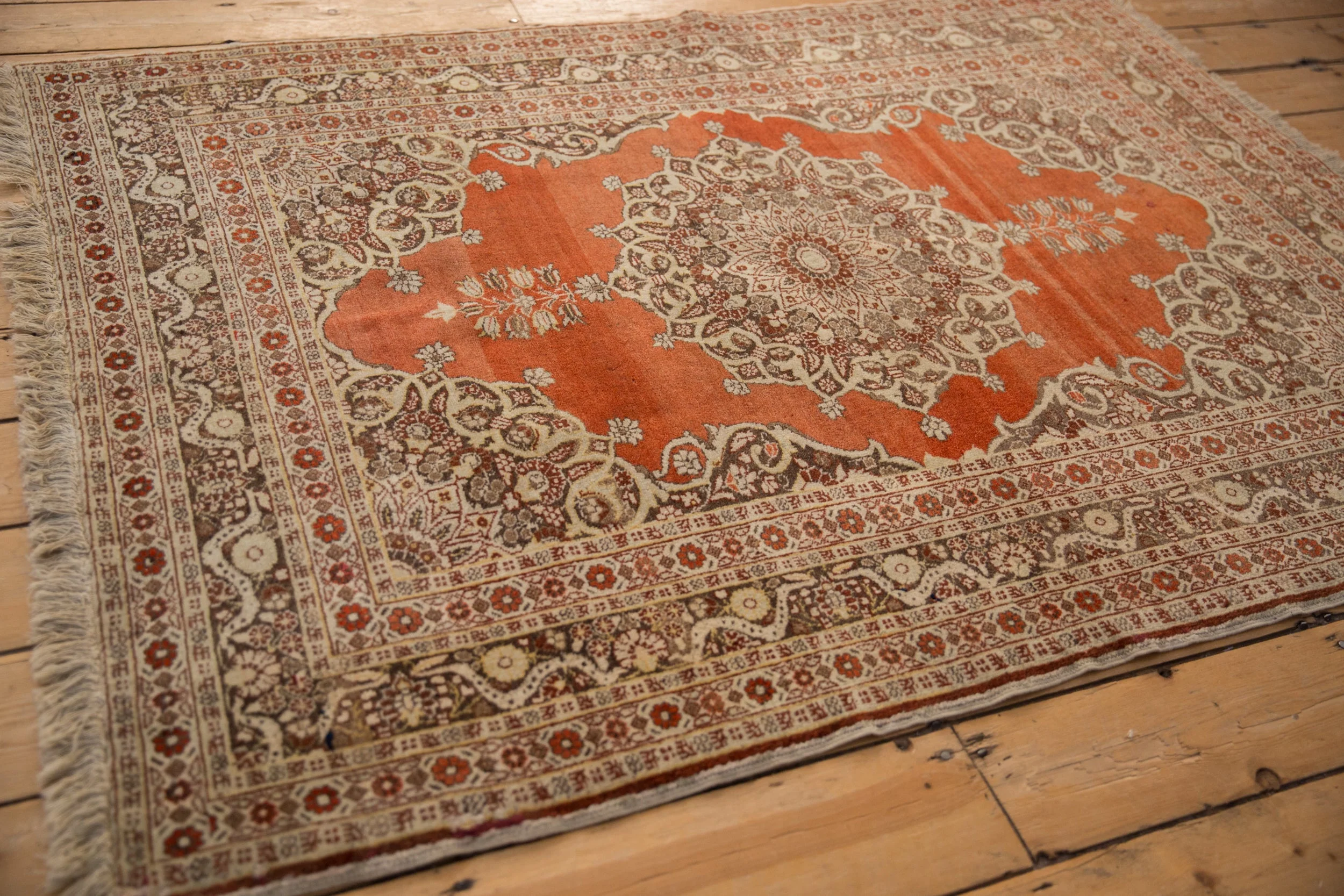 4x5.5 Antique Haji Jalili Tabriz Rug - Image 6