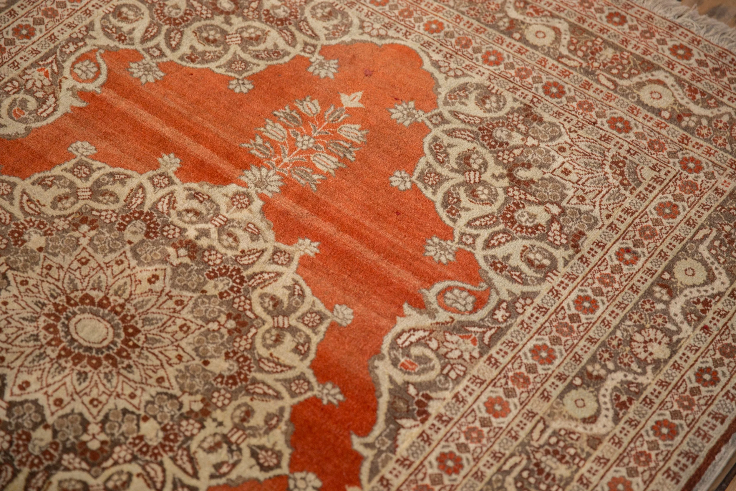 4x5.5 Antique Haji Jalili Tabriz Rug - Image 7