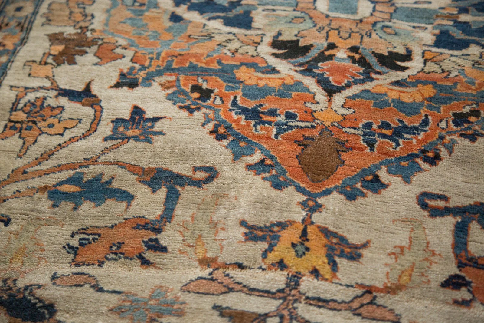 4x5.5 Antique Haji Jalili Tabriz Rug - Image 12
