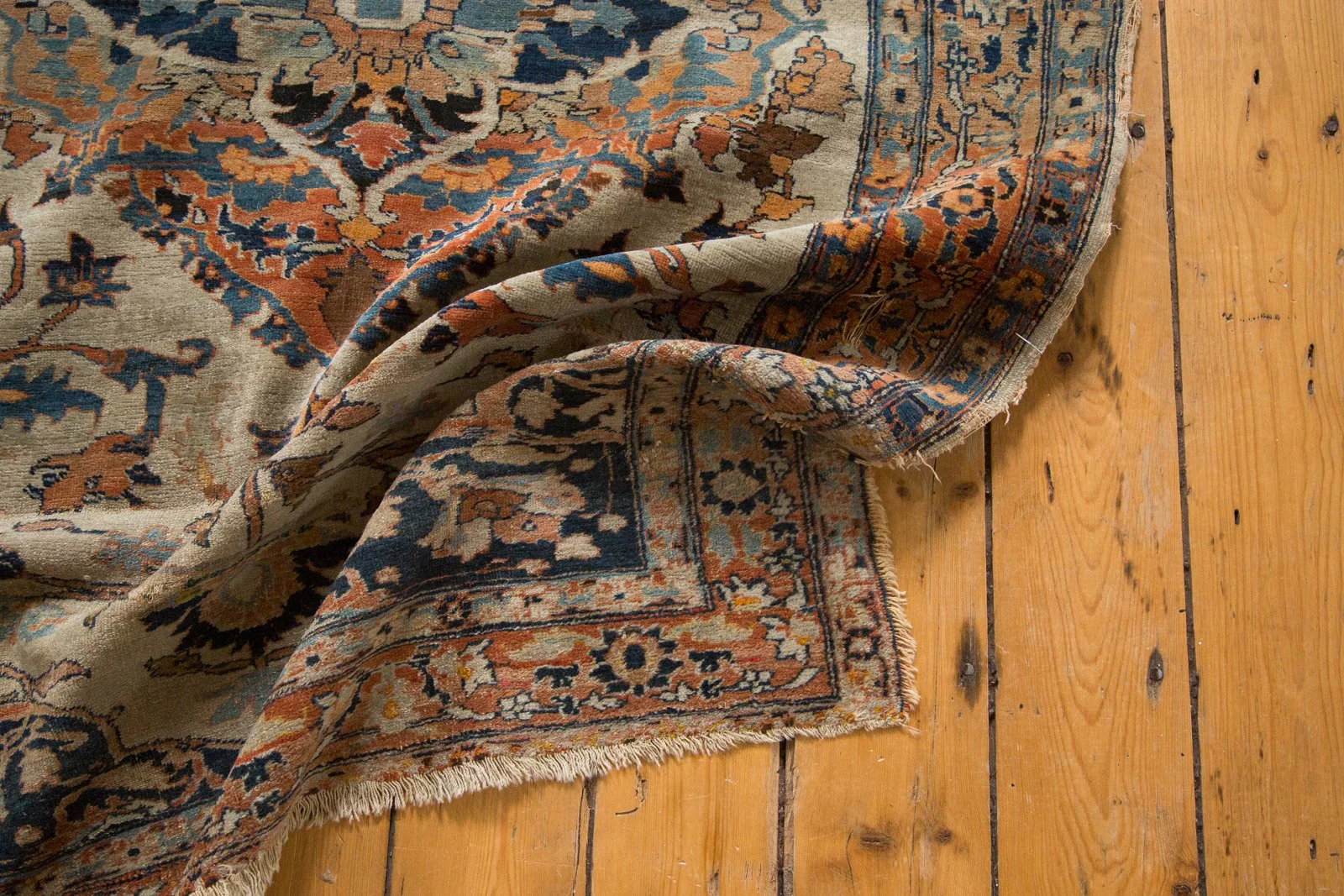 4x5.5 Antique Haji Jalili Tabriz Rug - Image 3
