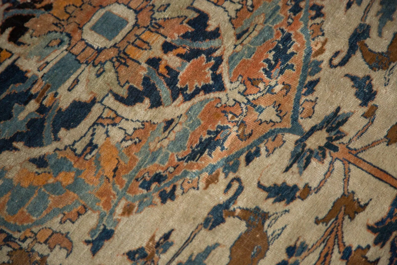 4x5.5 Antique Haji Jalili Tabriz Rug - Image 7