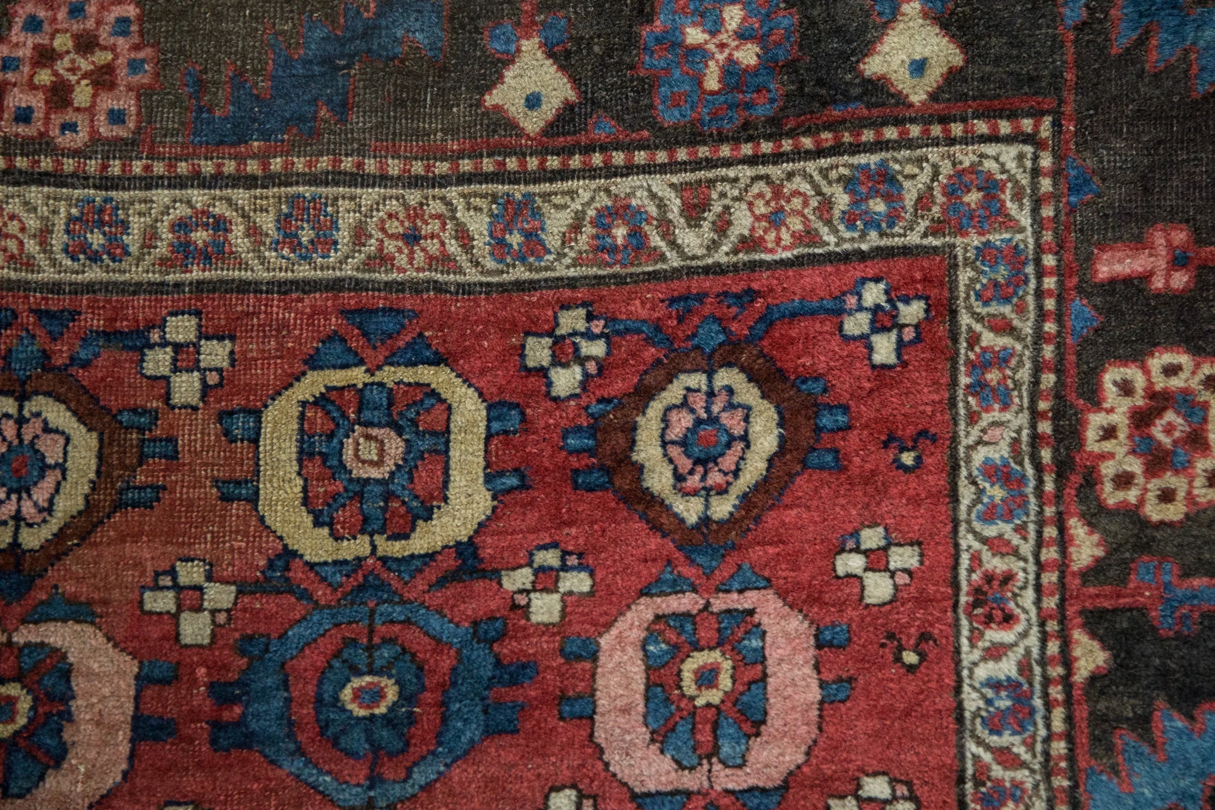 4x5.5 Antique Kurdish Bijar Rug - Image 3