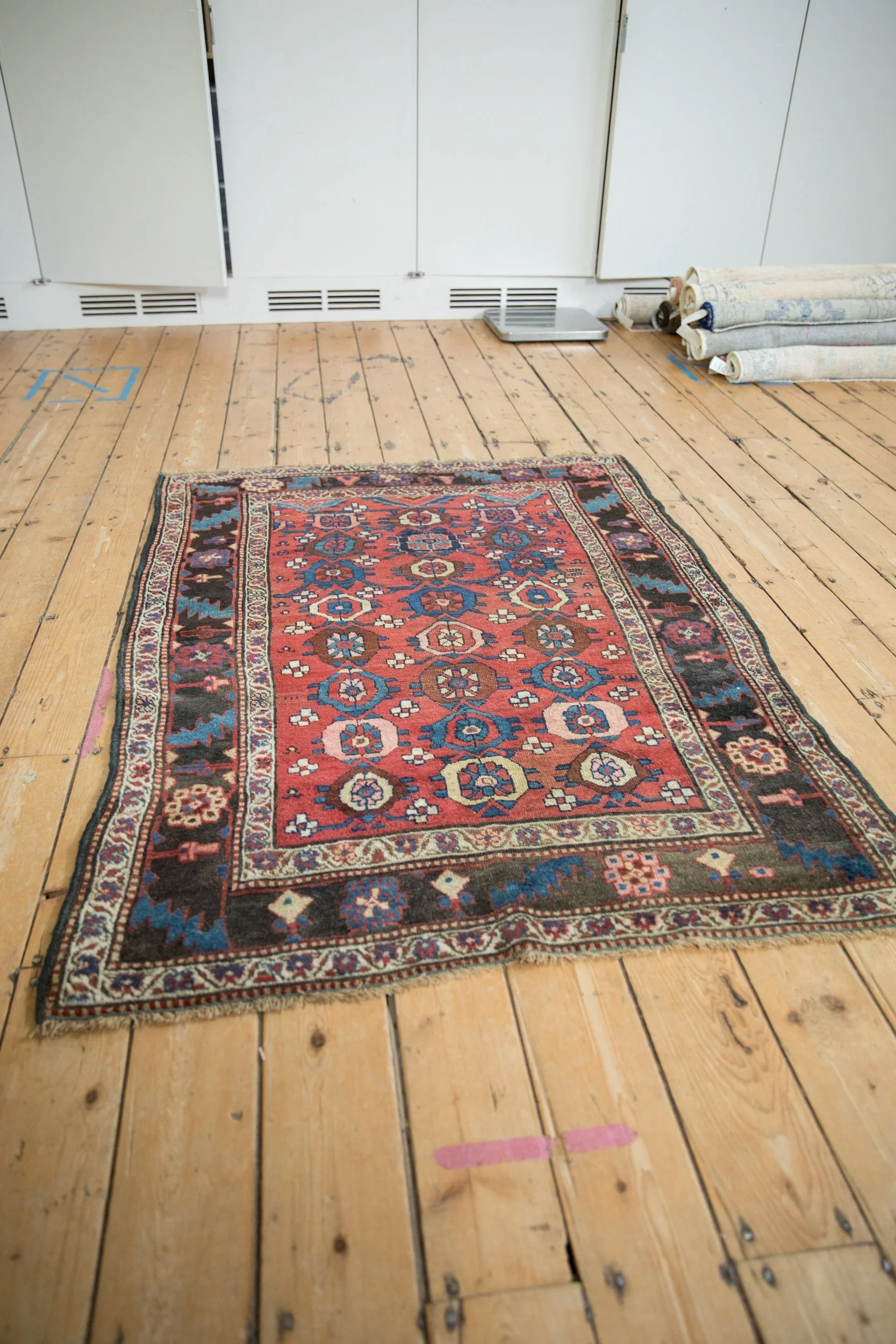 4x5.5 Antique Kurdish Bijar Rug - Image 4
