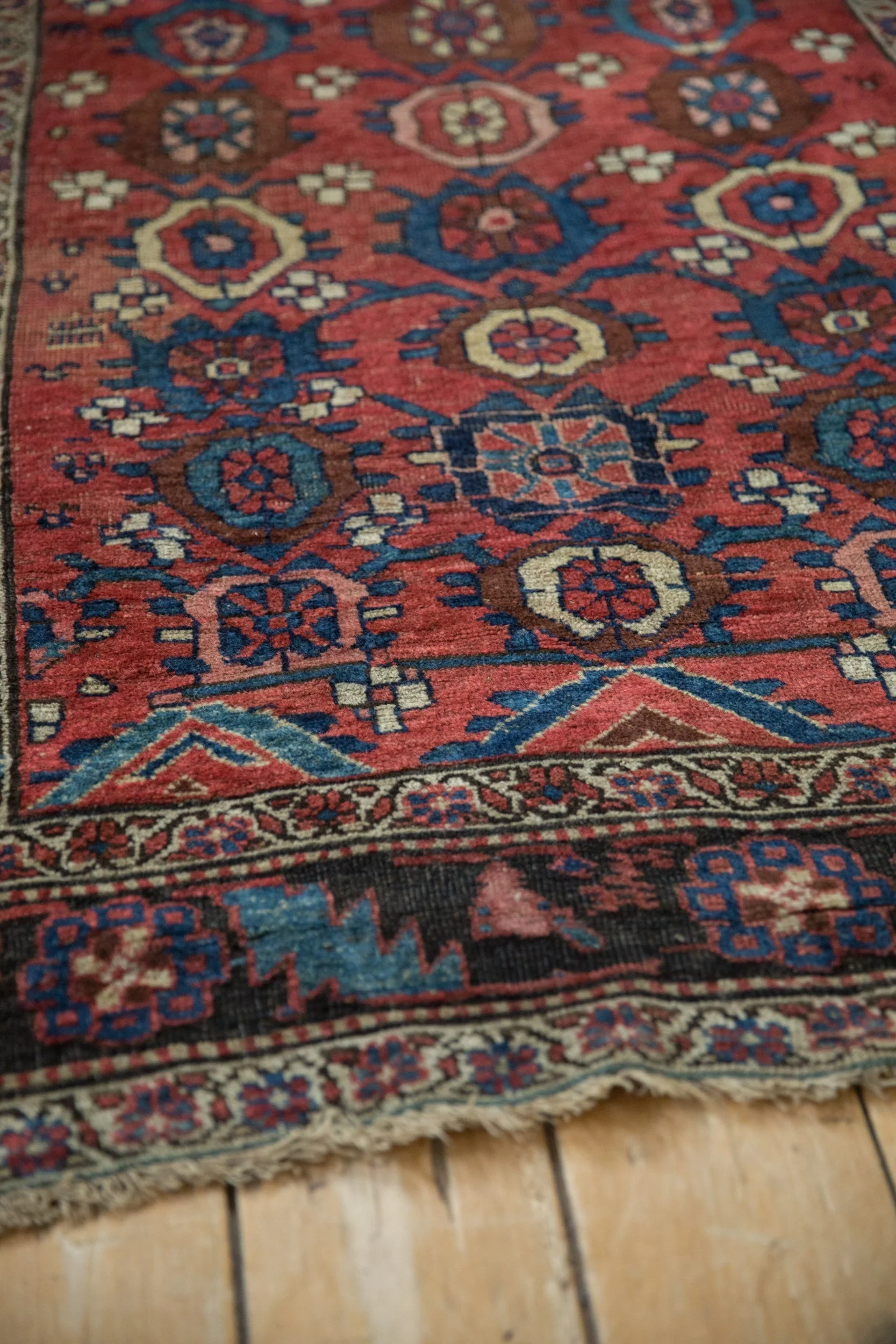 4x5.5 Antique Kurdish Bijar Rug - Image 8