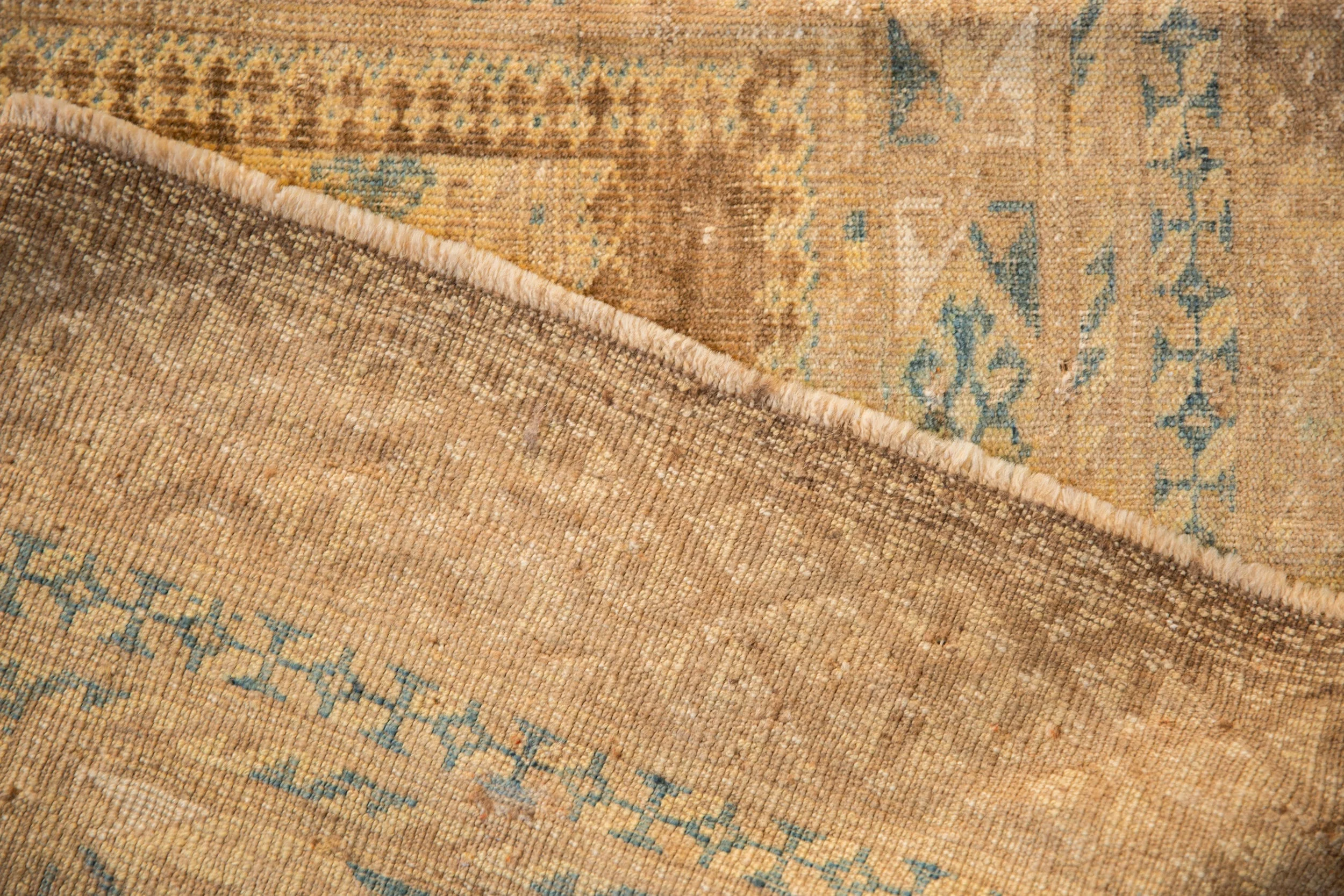 4x5.5 Vintage Afghan Rug - Image 12