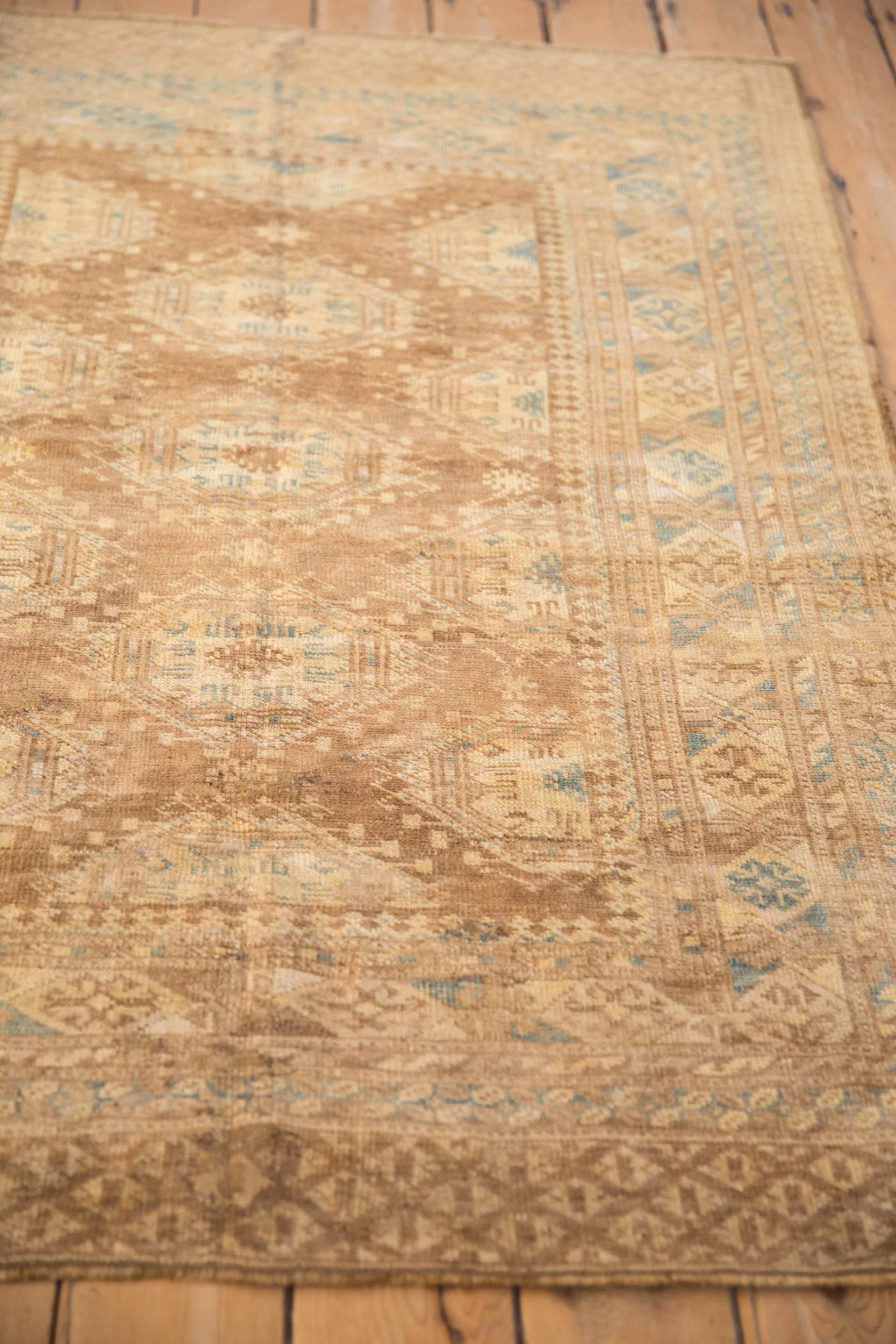 4x5.5 Vintage Afghan Rug - Image 5