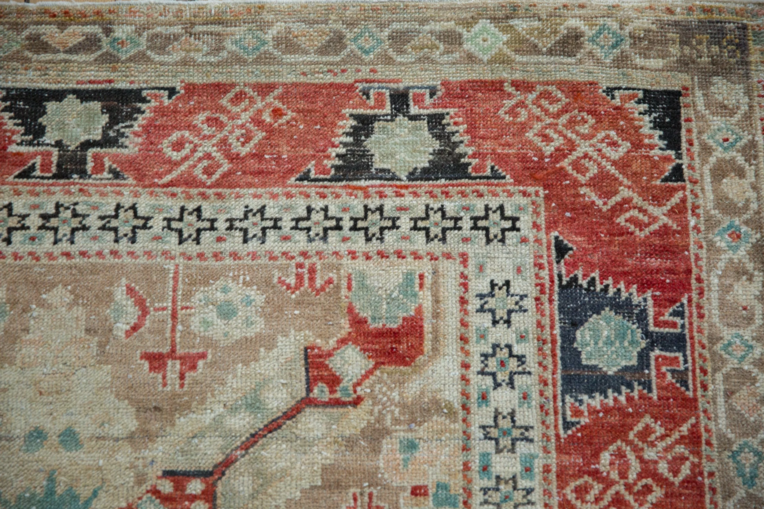 4x5.5 Vintage Distressed Anatolian Rug - Image 3