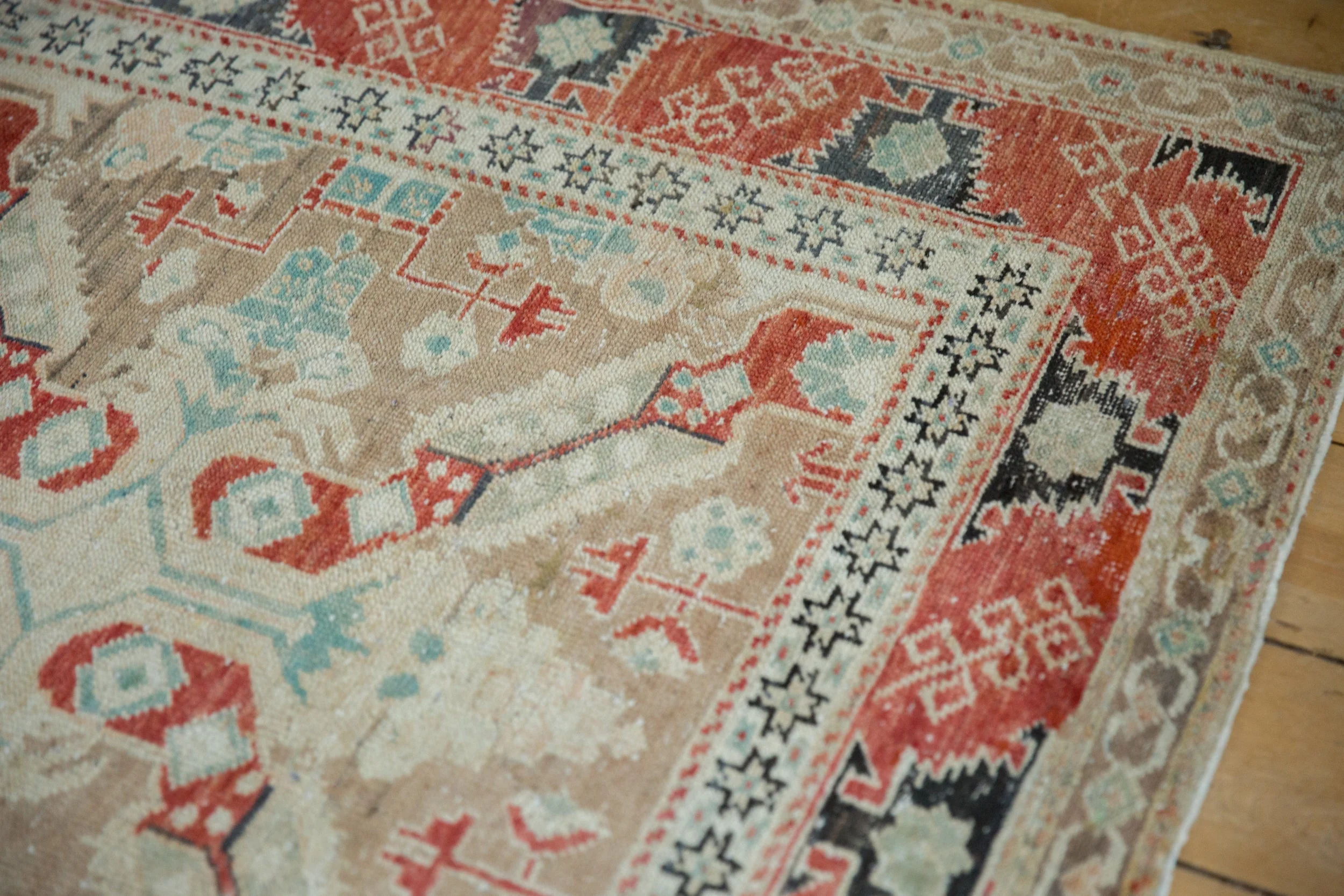 4x5.5 Vintage Distressed Anatolian Rug - Image 5