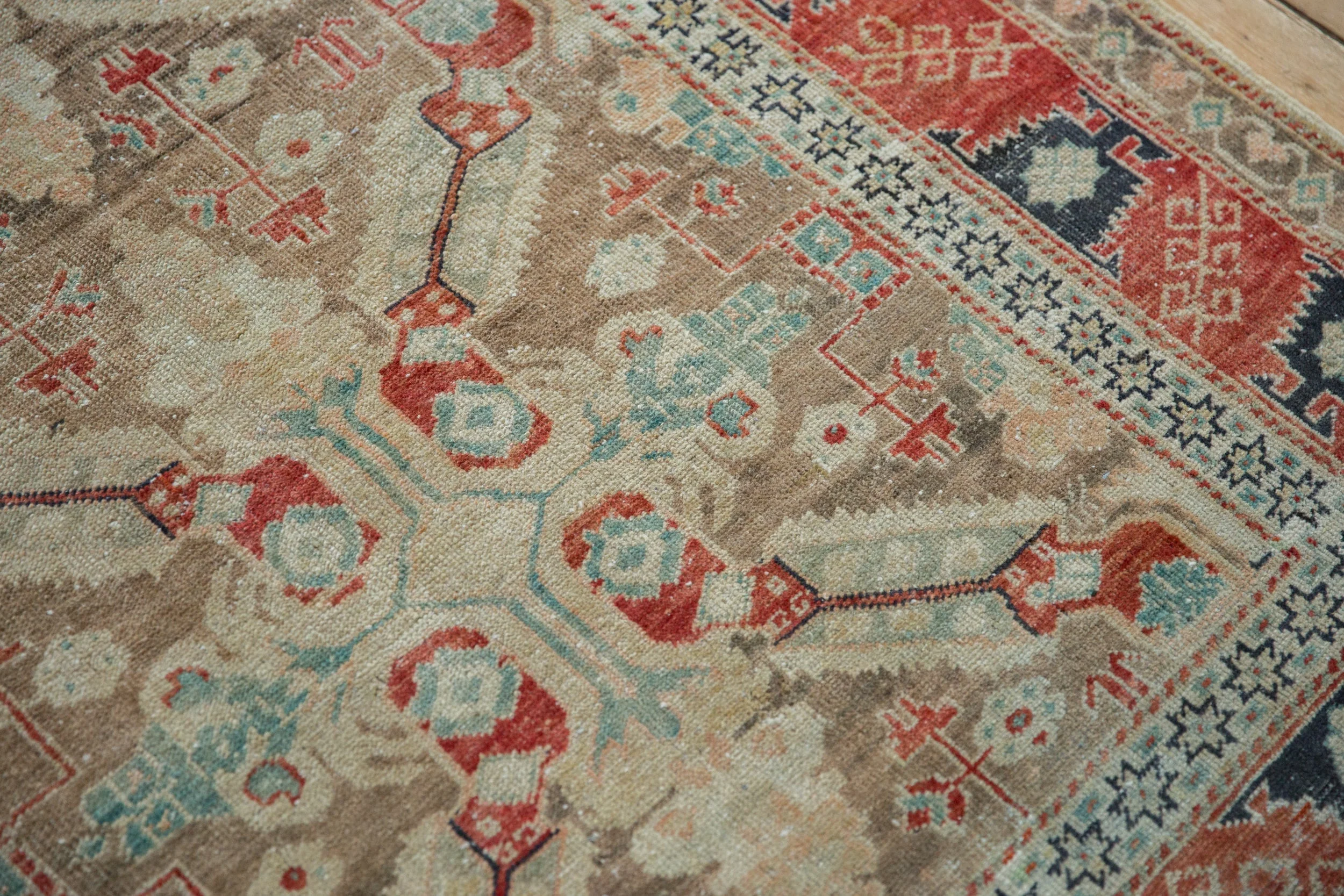 4x5.5 Vintage Distressed Anatolian Rug - Image 8