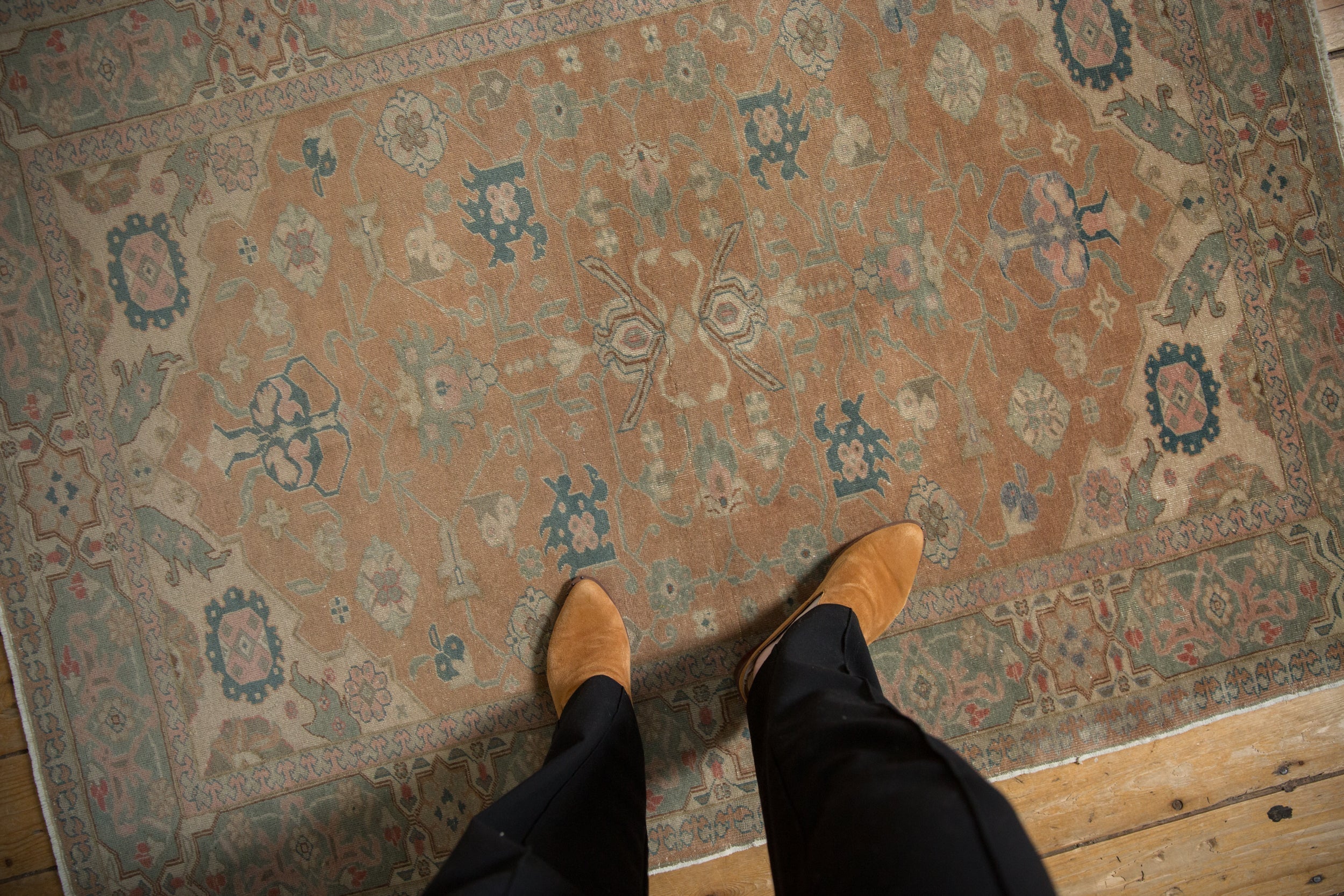 4x5.5 Vintage Distressed Kayseri Rug - Image 2