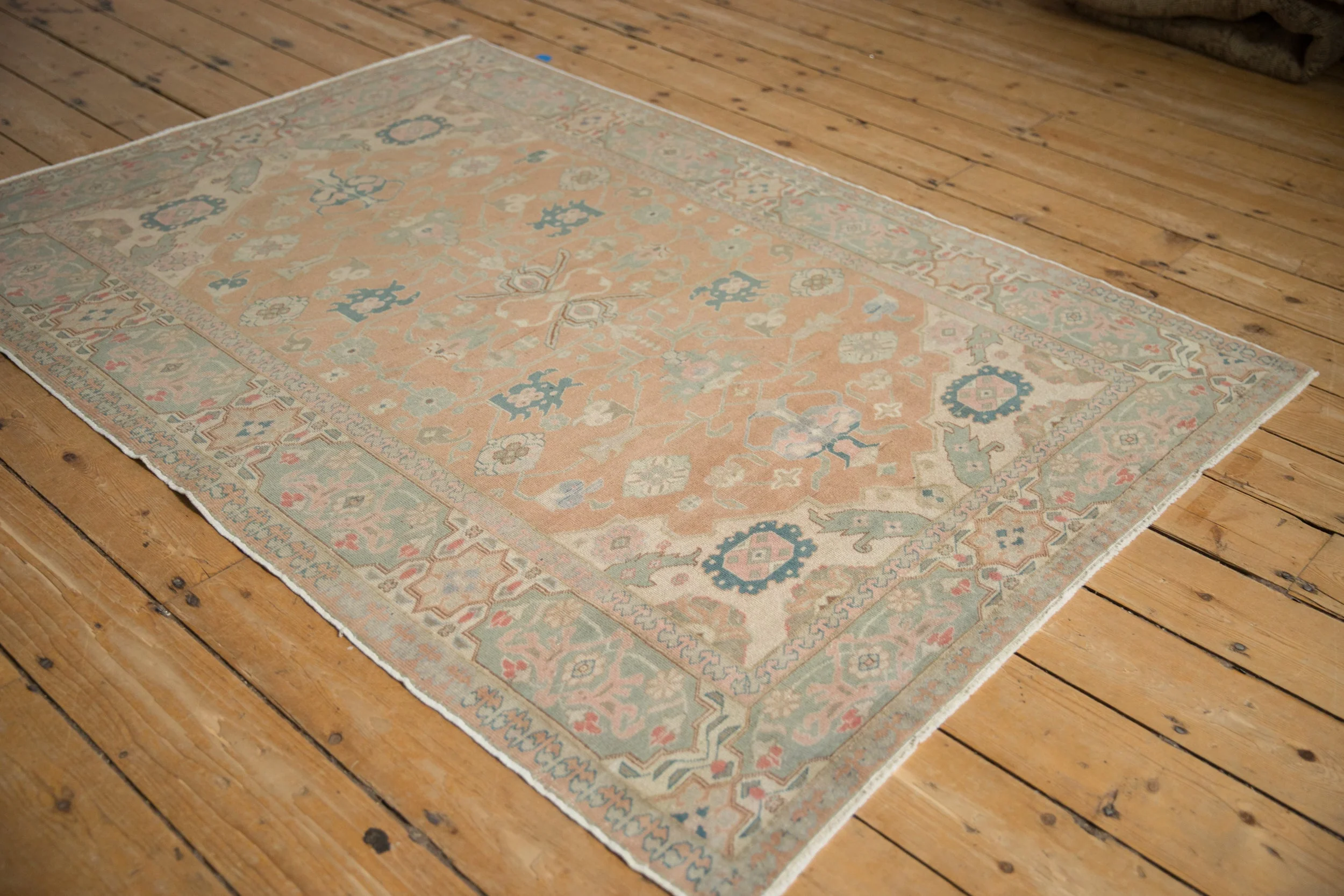 4x5.5 Vintage Distressed Kayseri Rug - Image 4