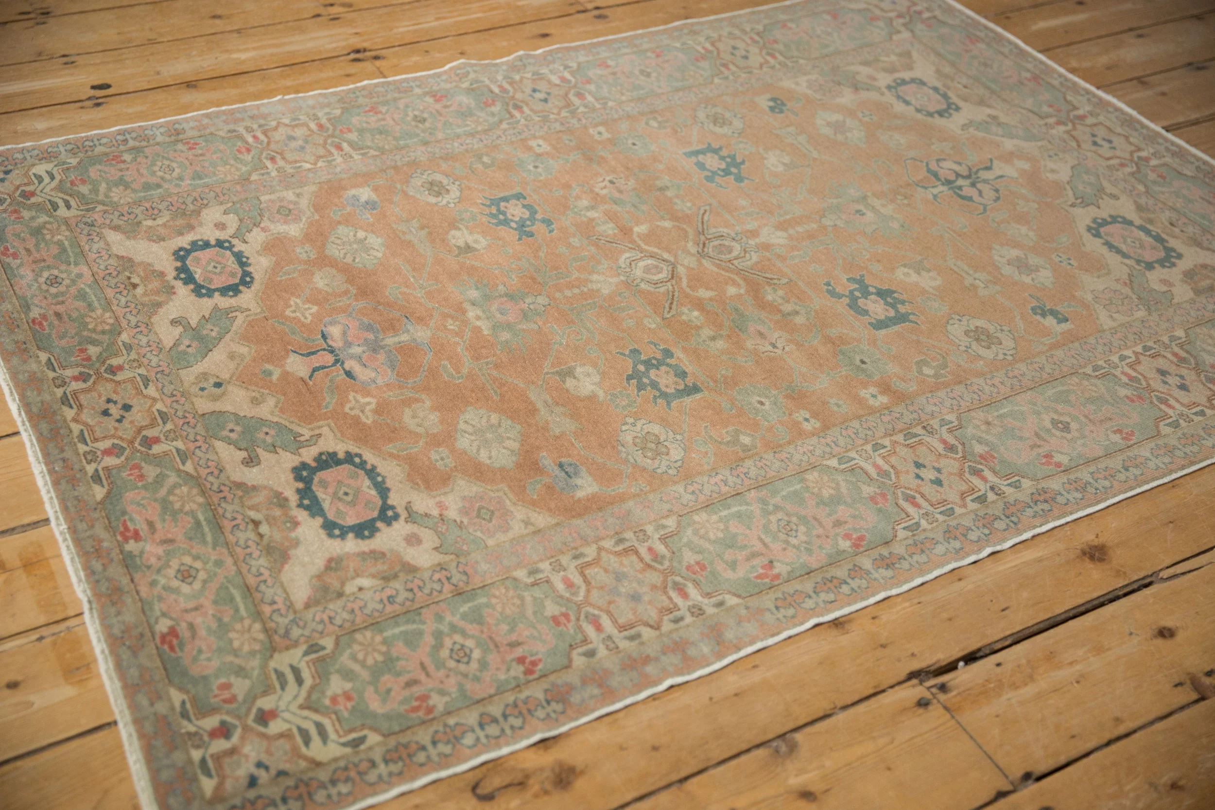 4x5.5 Vintage Distressed Kayseri Rug - Image 6