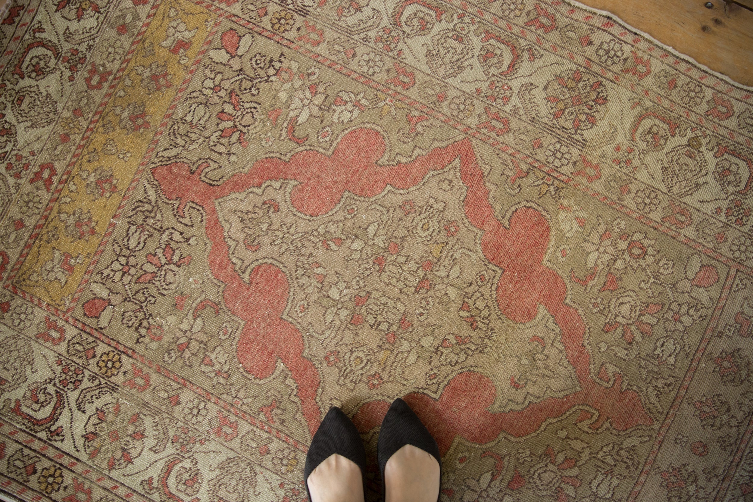 4x5.5 Vintage Distressed Kayseri Rug - Image 2