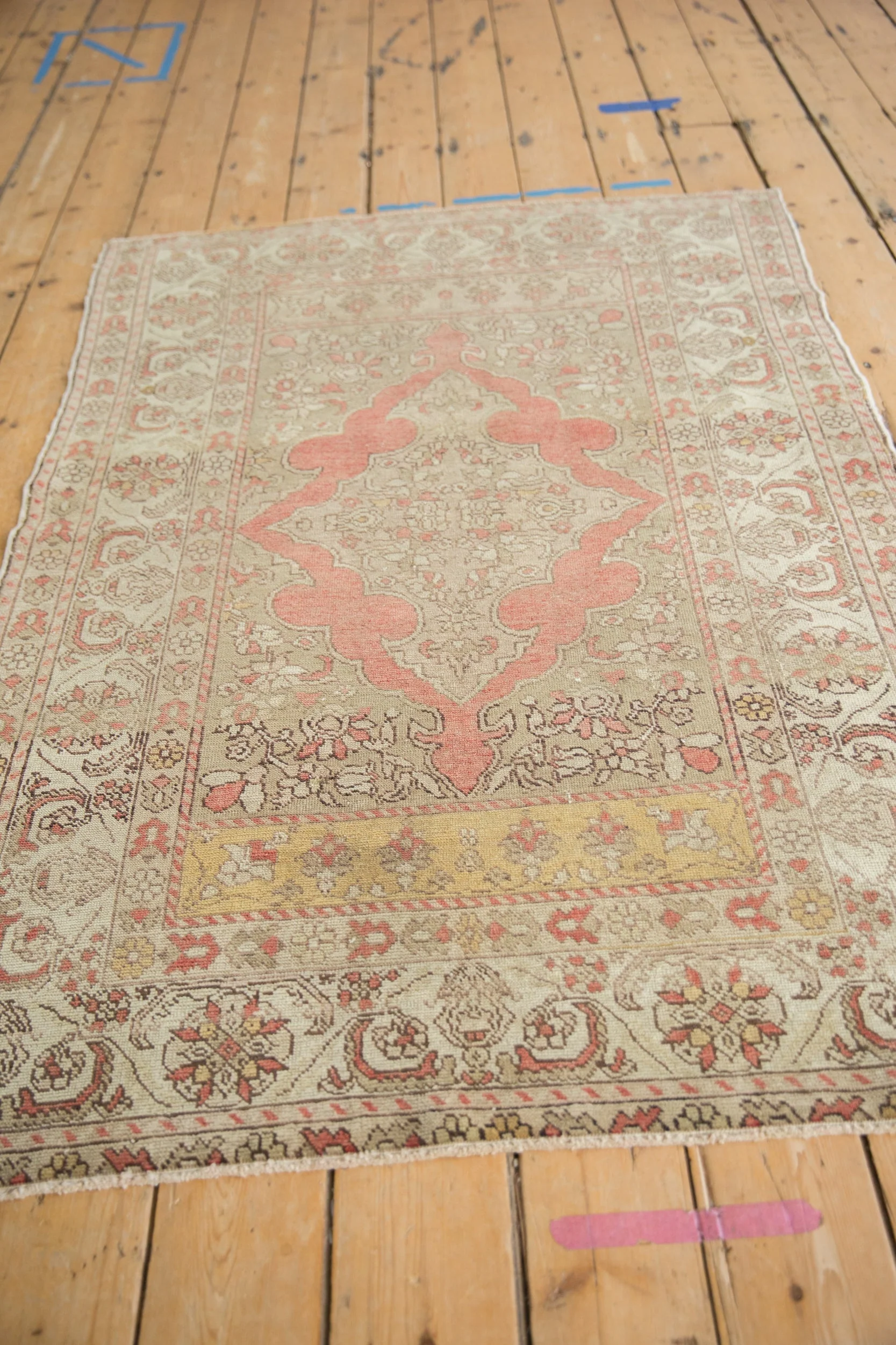 4x5.5 Vintage Distressed Kayseri Rug - Image 6