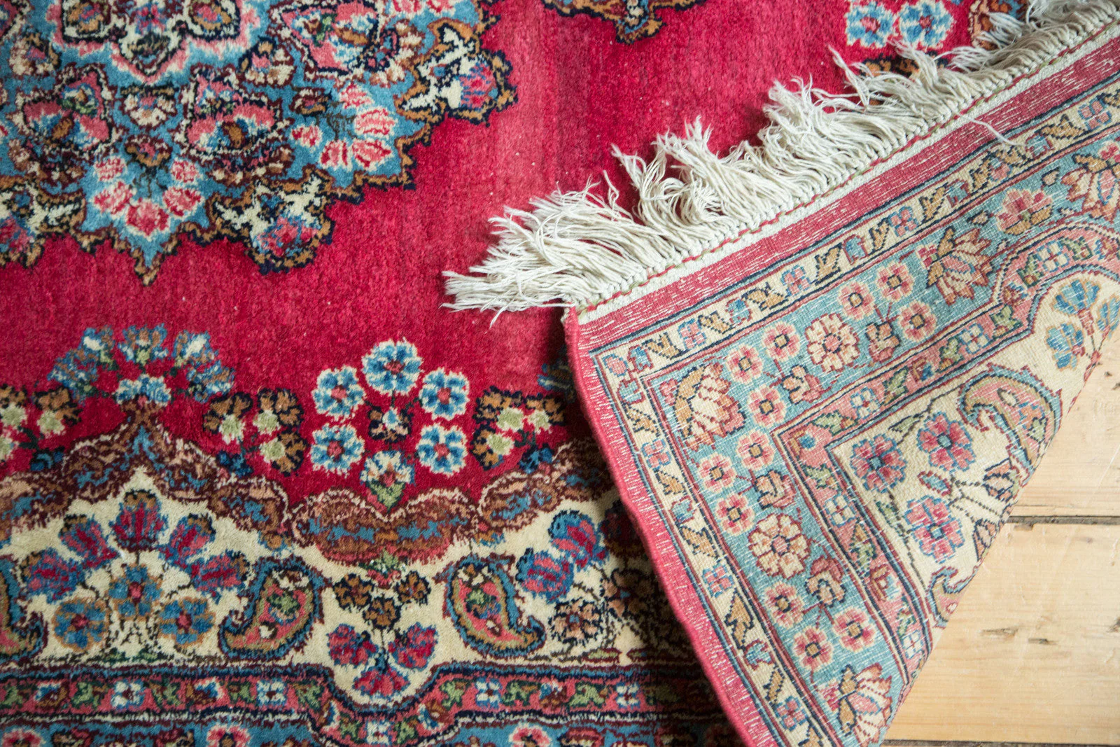 4x5.5 Vintage Kerman Rug - Image 6