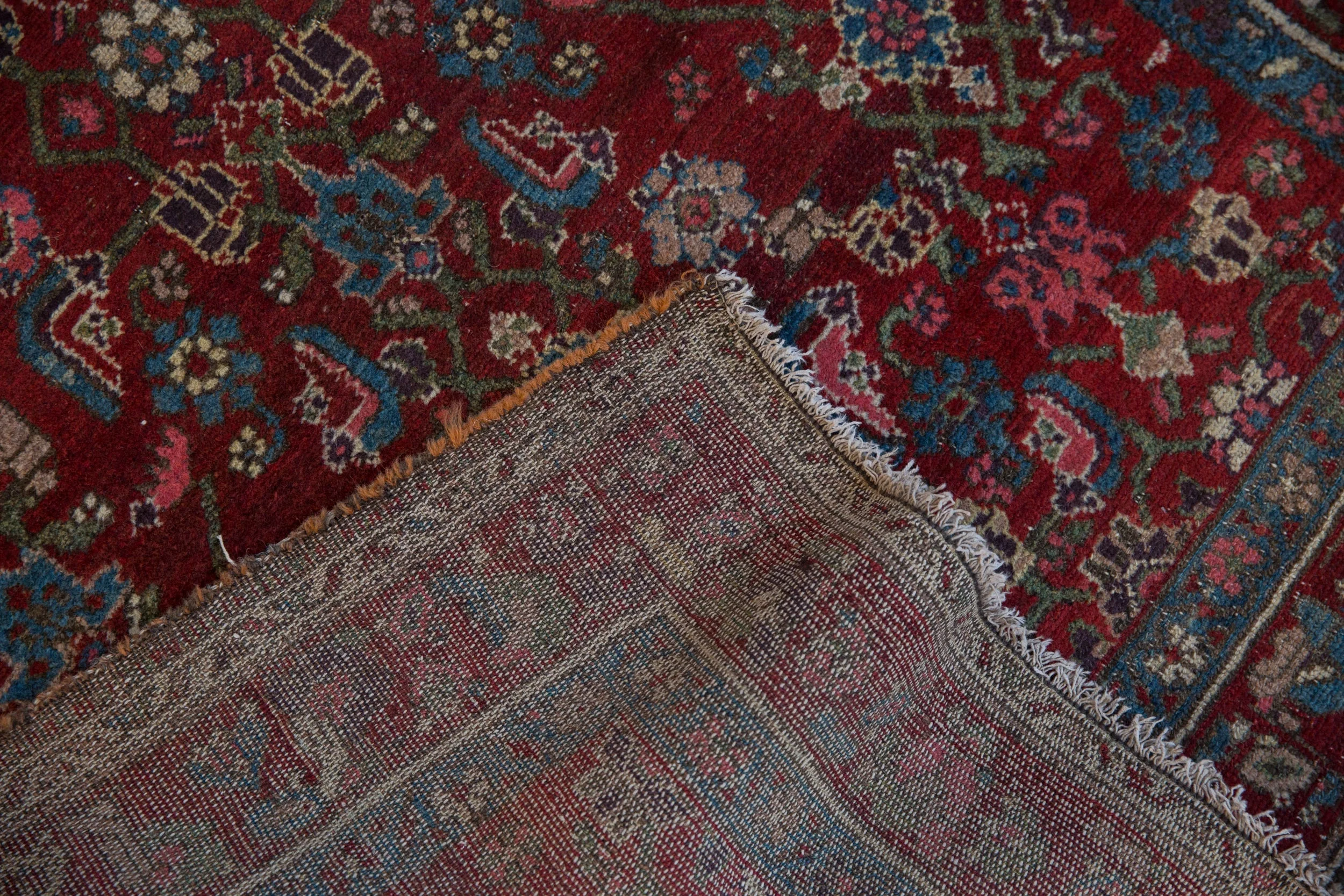 4x5.5 Vintage Kurdish Hamadan Rug - Image 10
