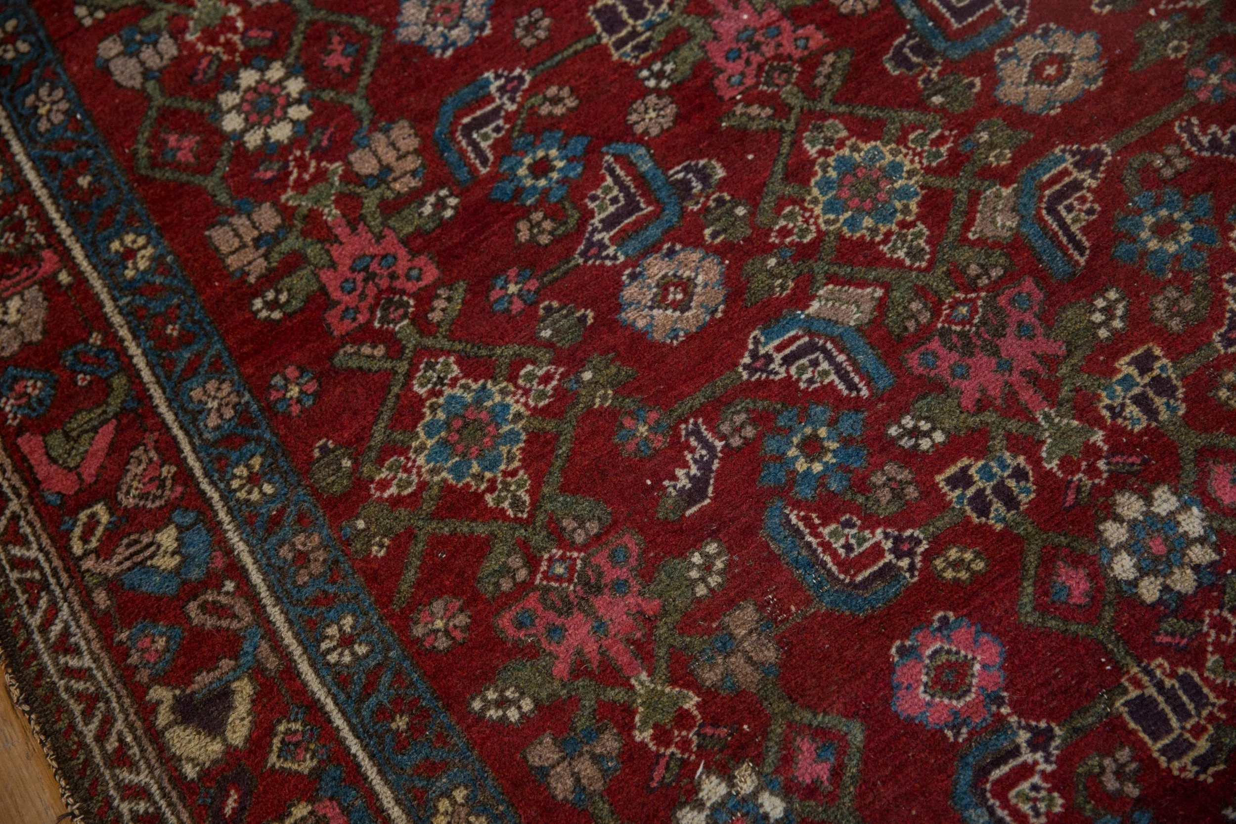 4x5.5 Vintage Kurdish Hamadan Rug - Image 9