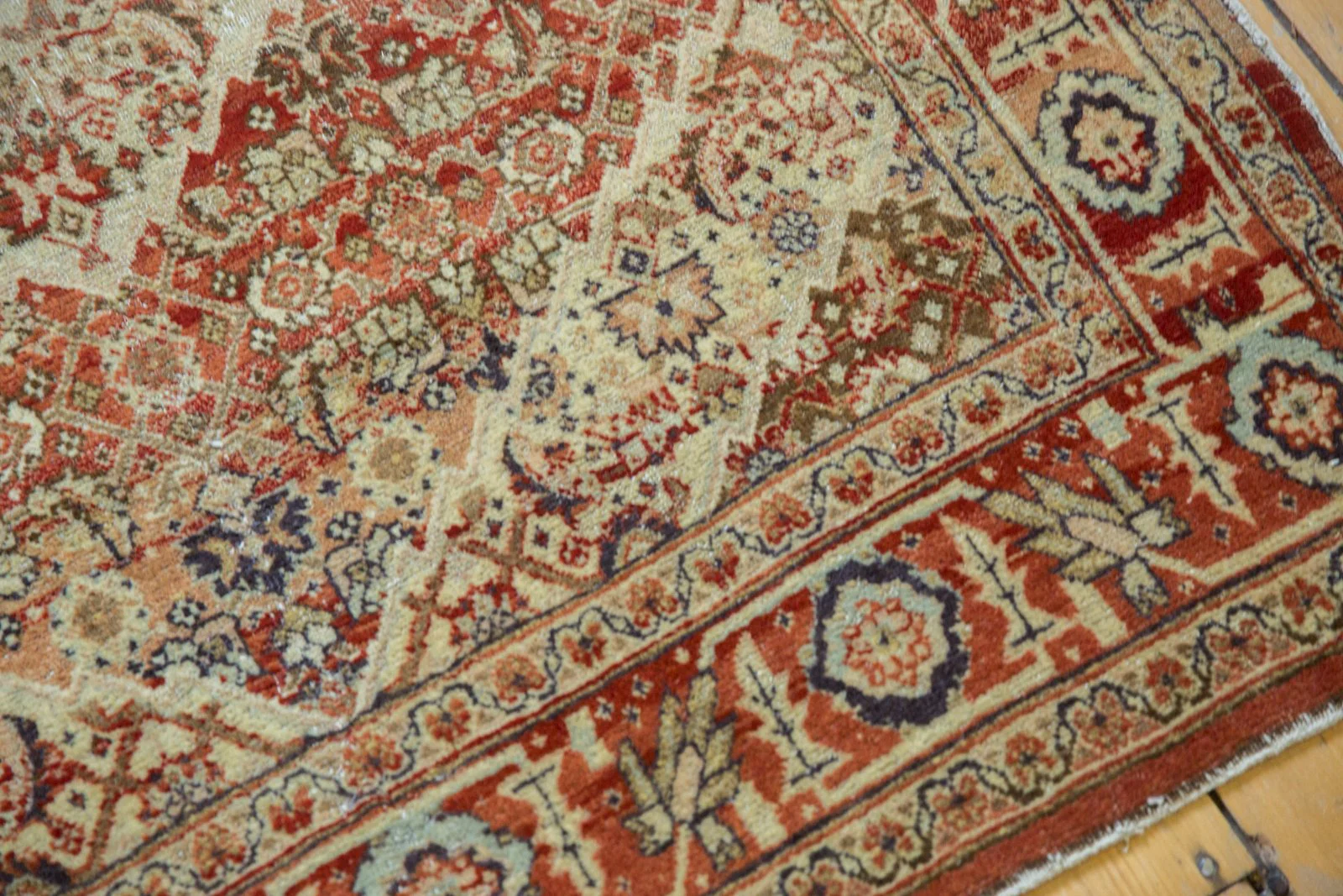 4x5.5 Vintage Tabriz Rug - Image 5