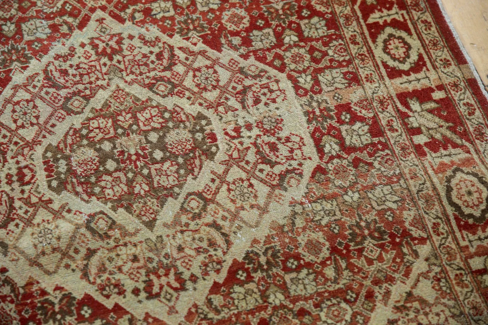 4x5.5 Vintage Tabriz Rug - Image 6