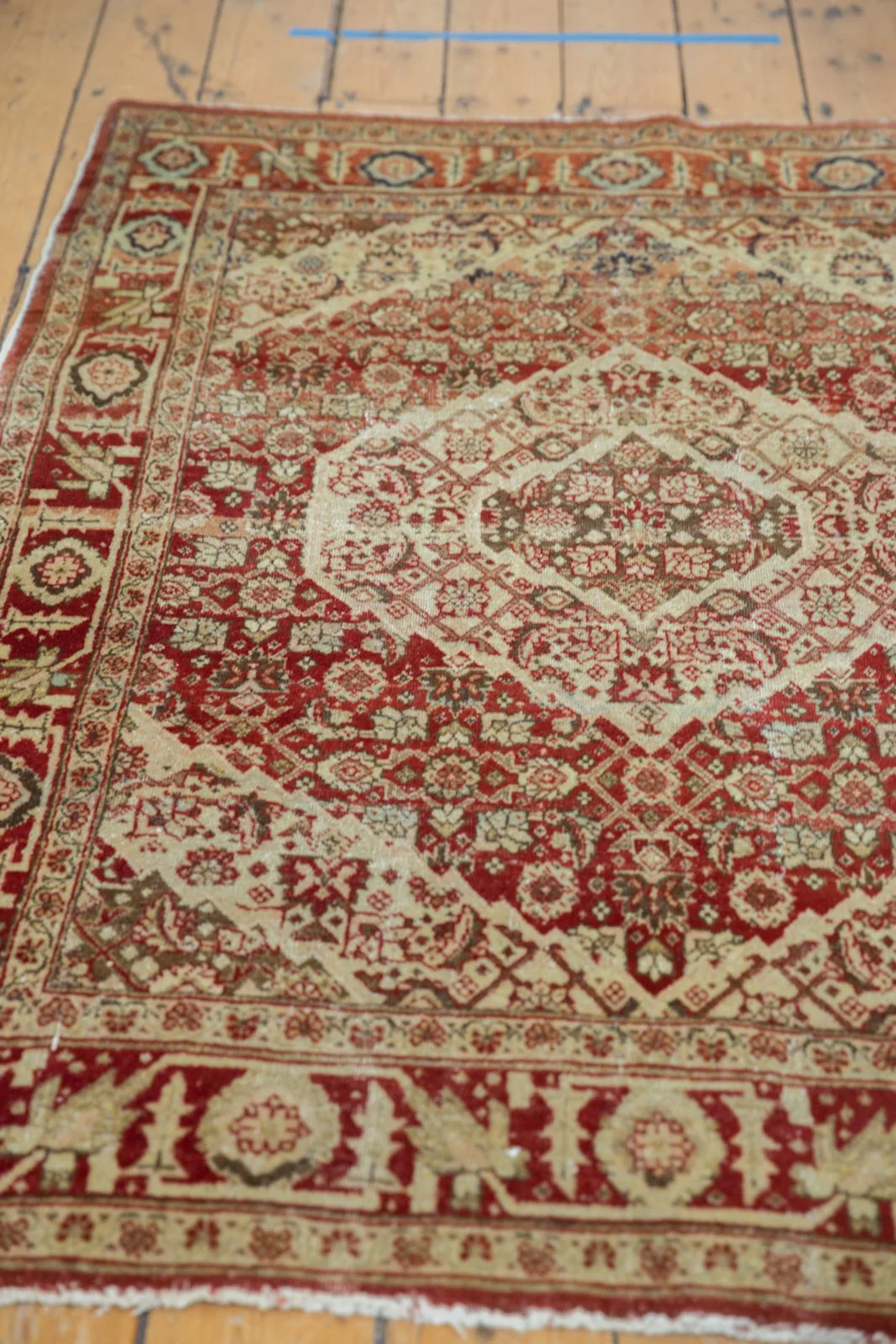 4x5.5 Vintage Tabriz Rug - Image 9