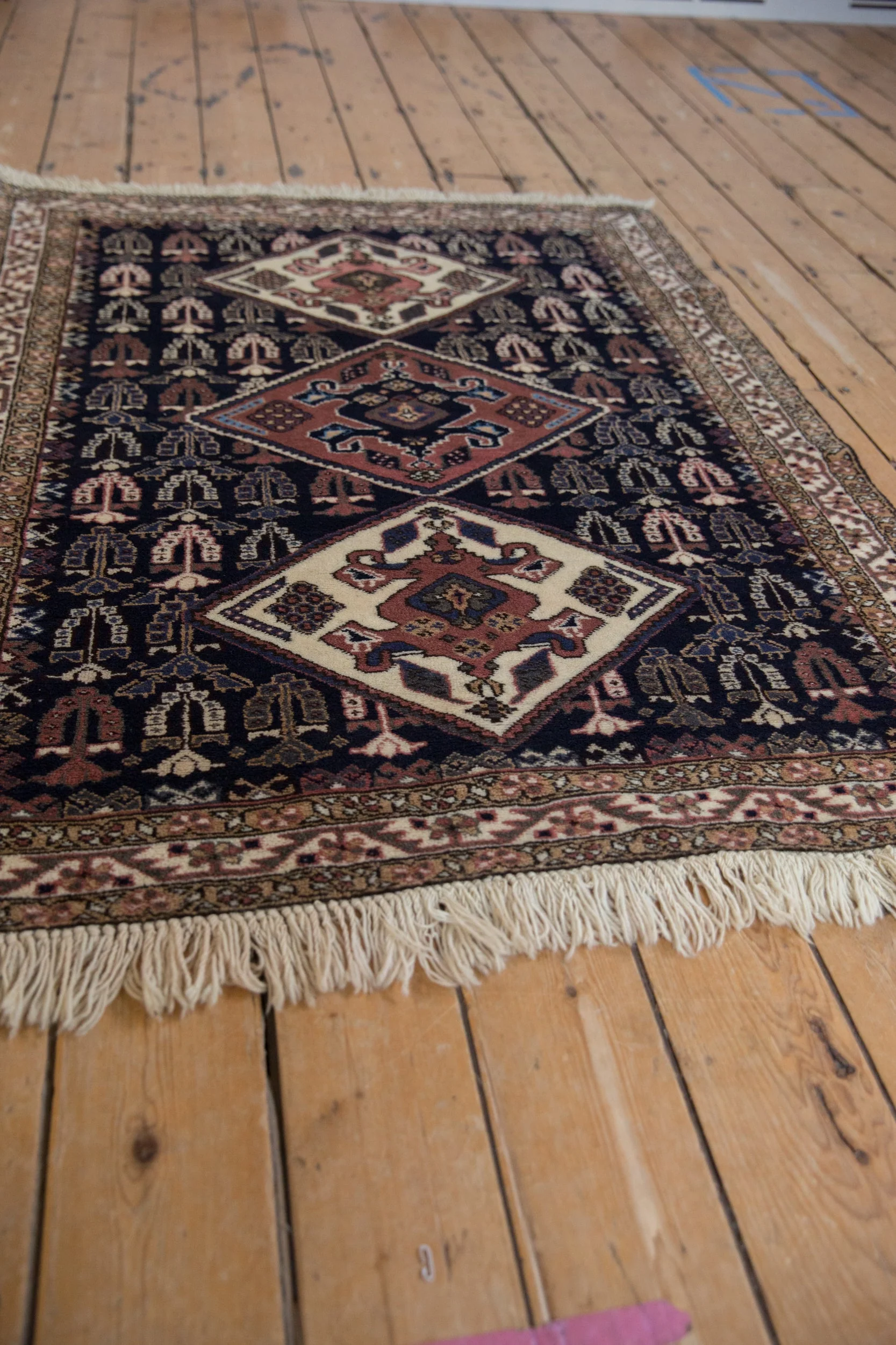 4x5 Vintage Ardebil Rug - Image 3