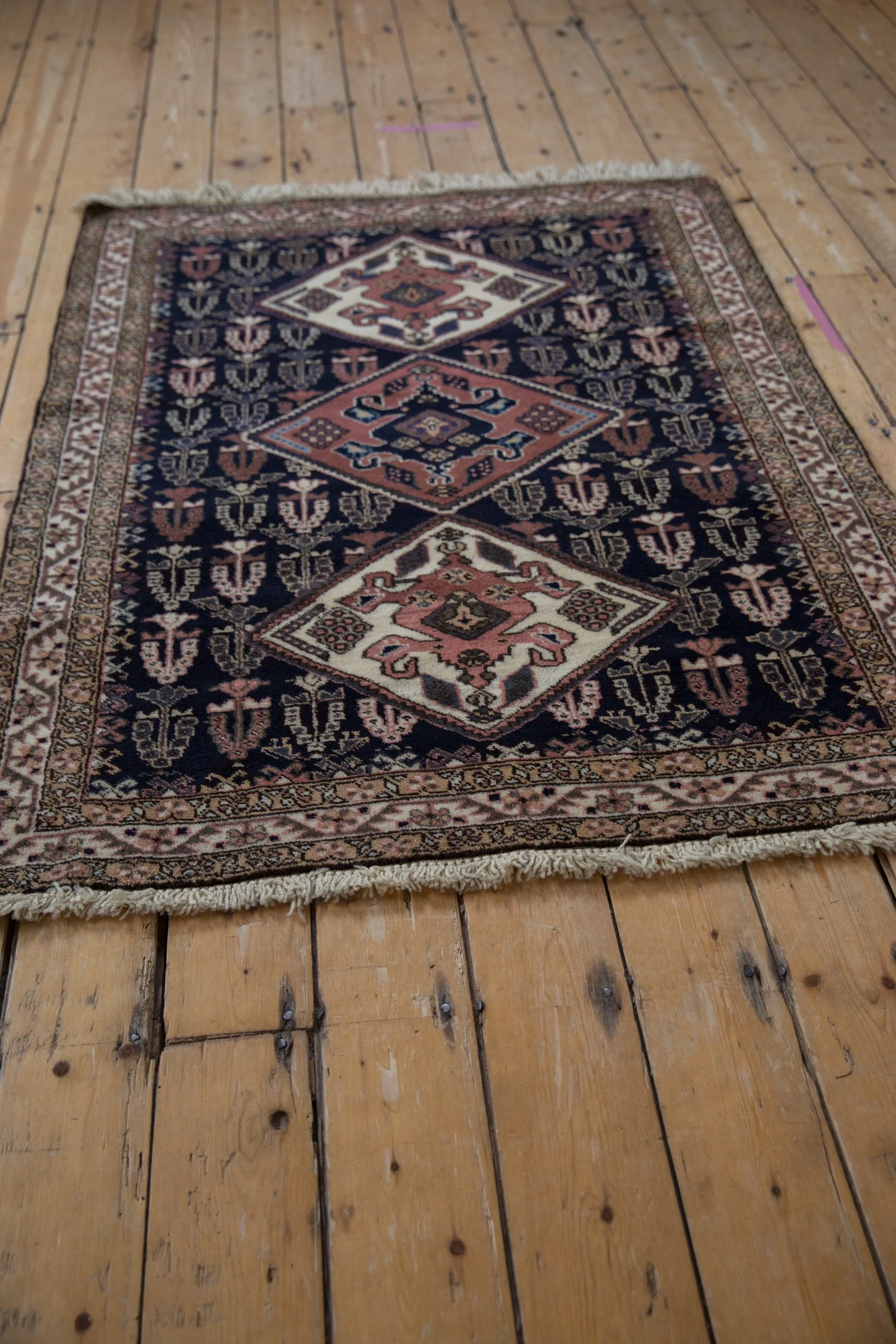 4x5 Vintage Ardebil Rug - Image 6