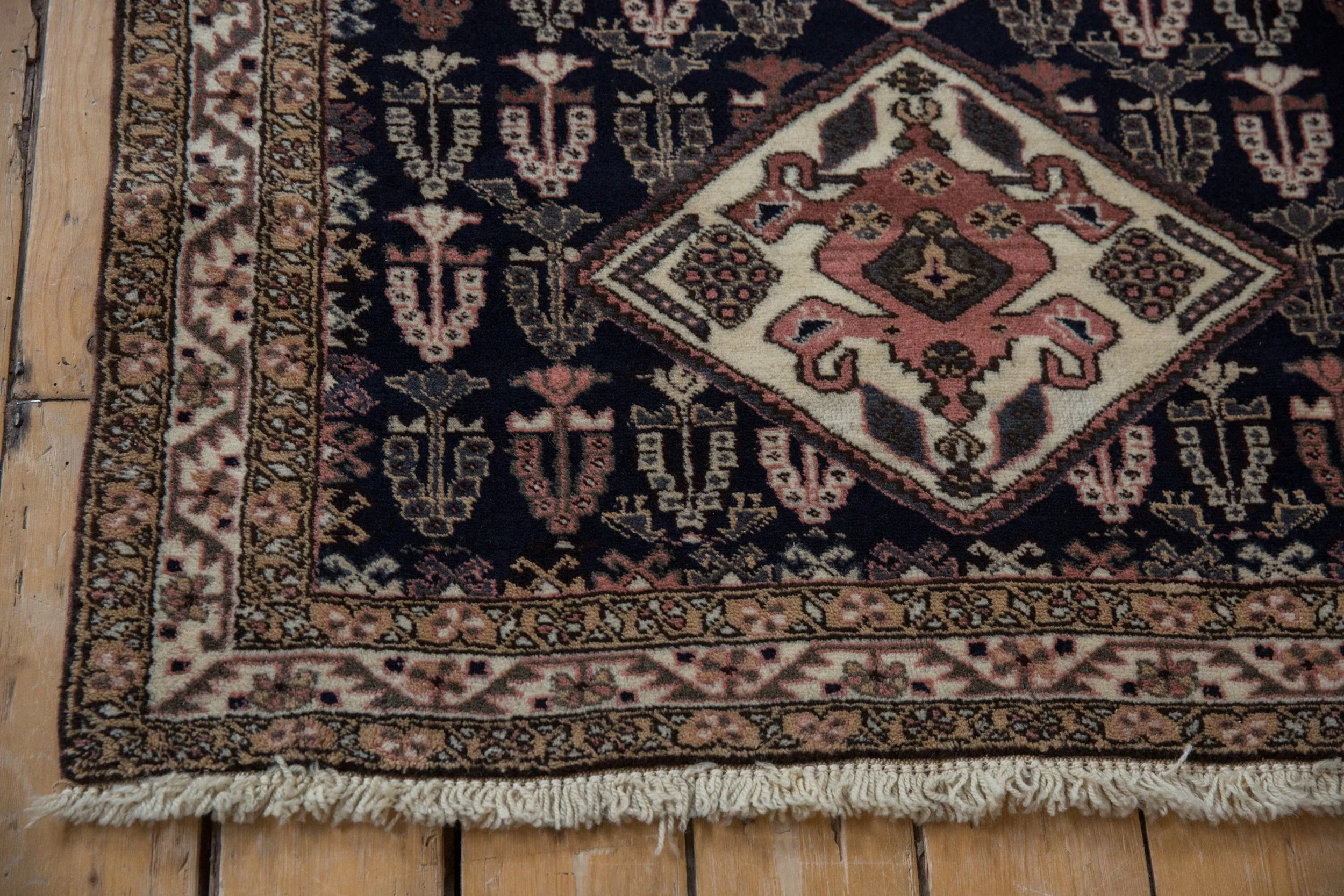4x5 Vintage Ardebil Rug - Image 7