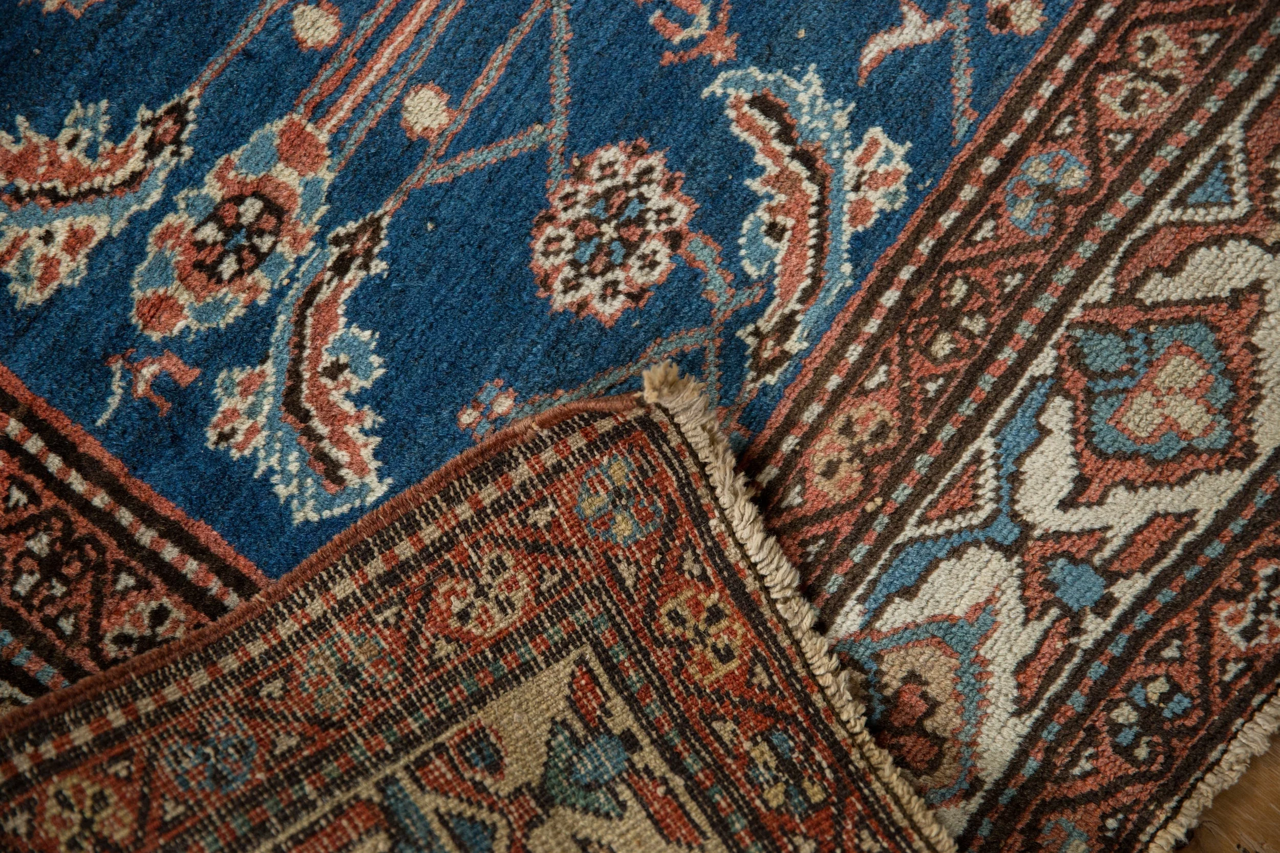 4x5 Vintage Northwest Persian Square Rug - Image 10