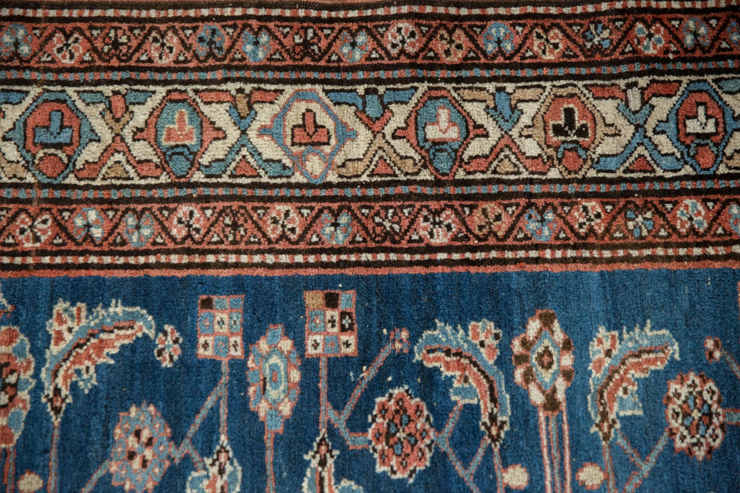 4x5 Vintage Northwest Persian Square Rug - Image 3