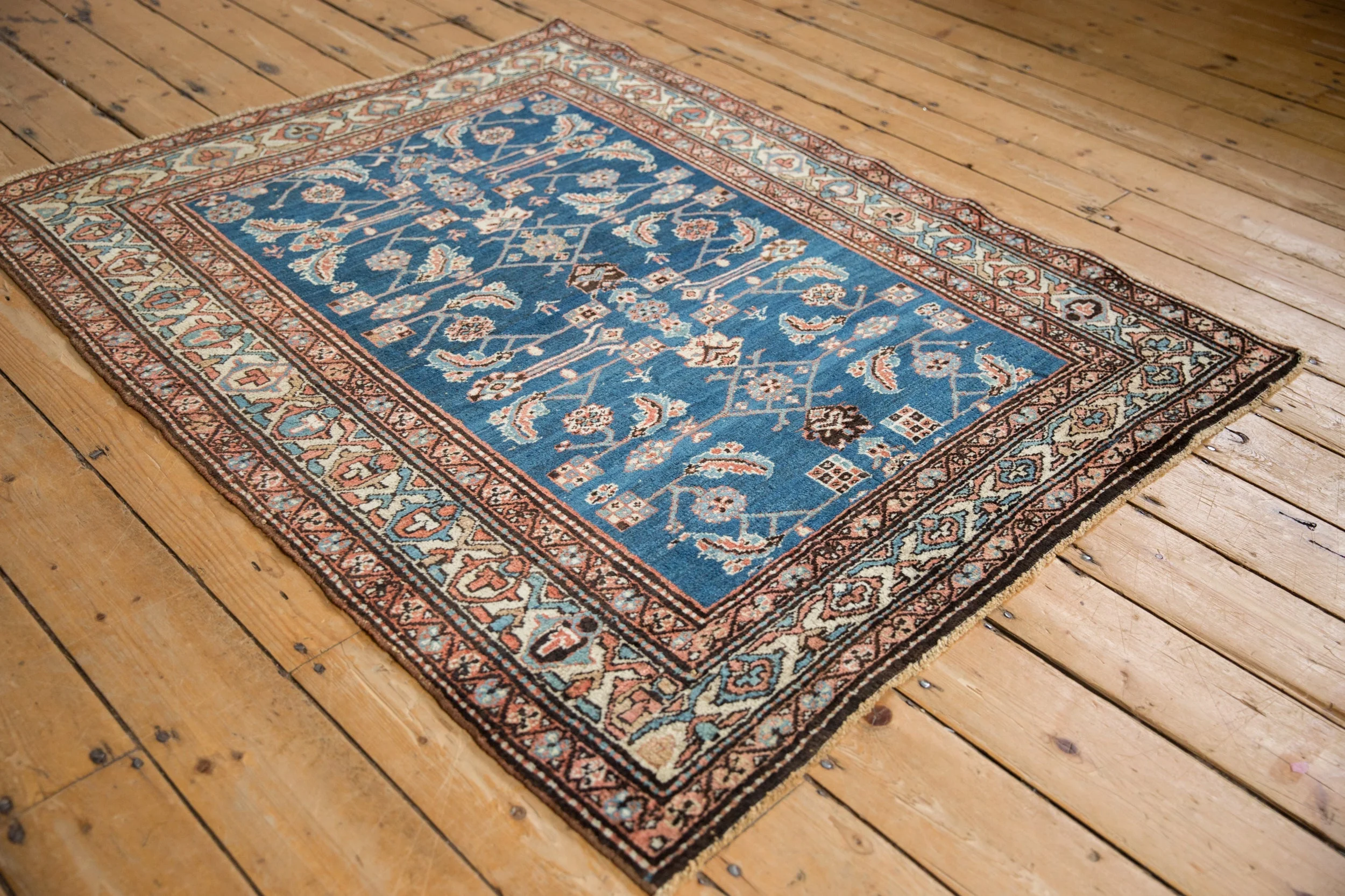 4x5 Vintage Northwest Persian Square Rug - Image 5