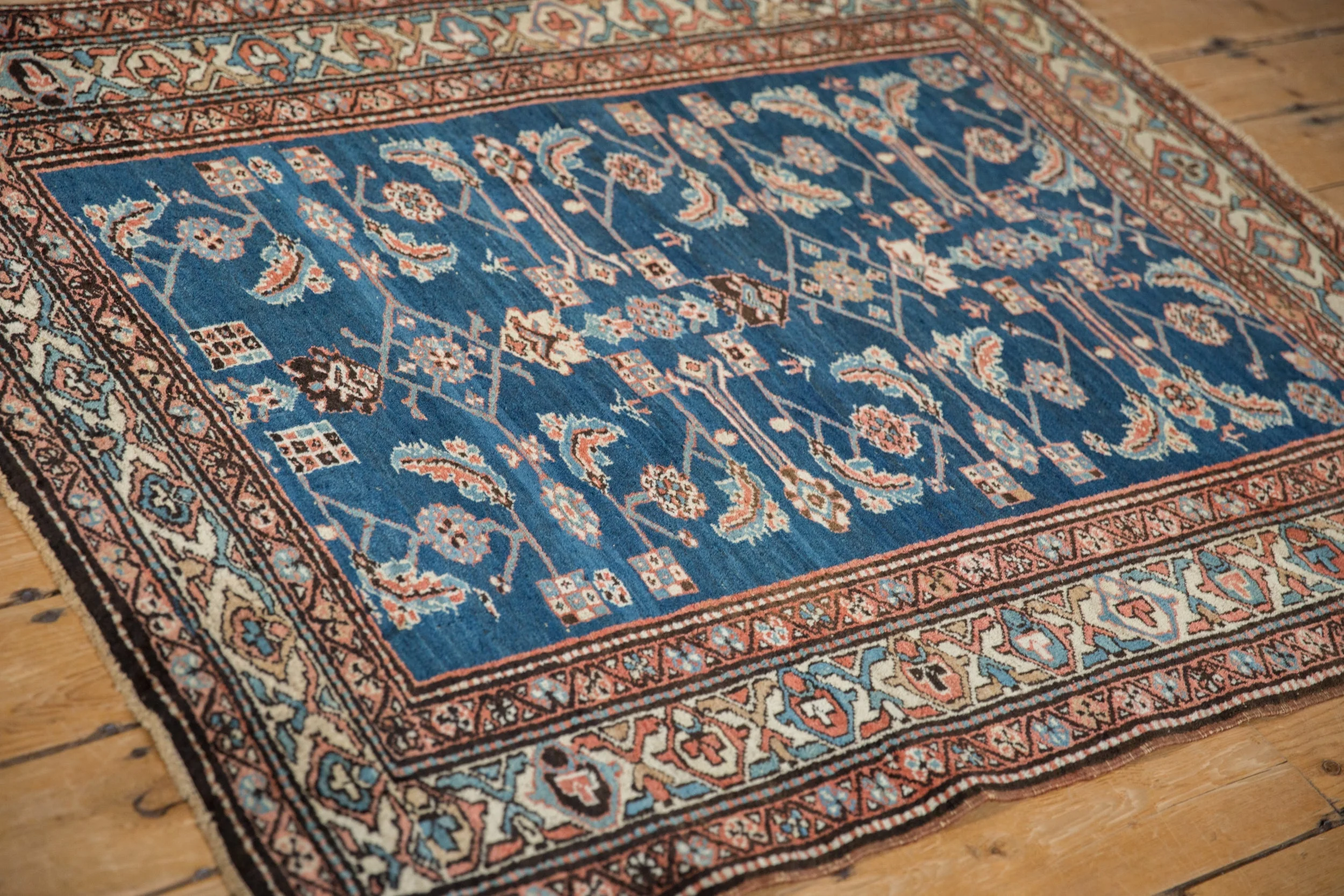 4x5 Vintage Northwest Persian Square Rug - Image 6