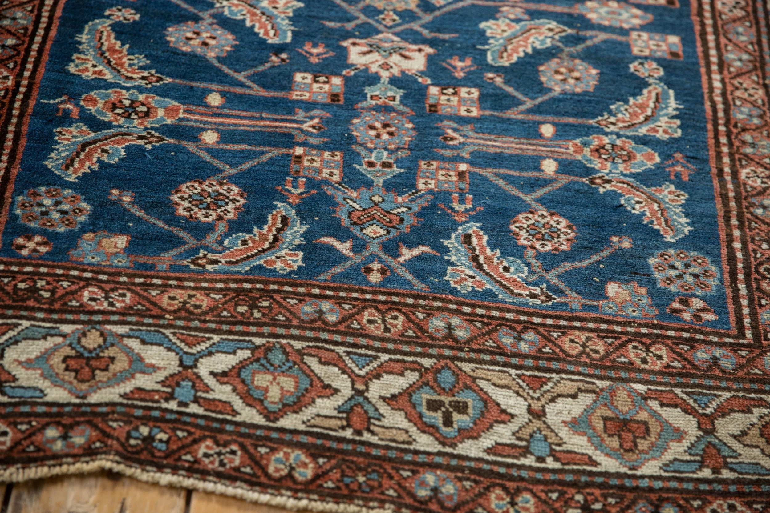 4x5 Vintage Northwest Persian Square Rug - Image 8