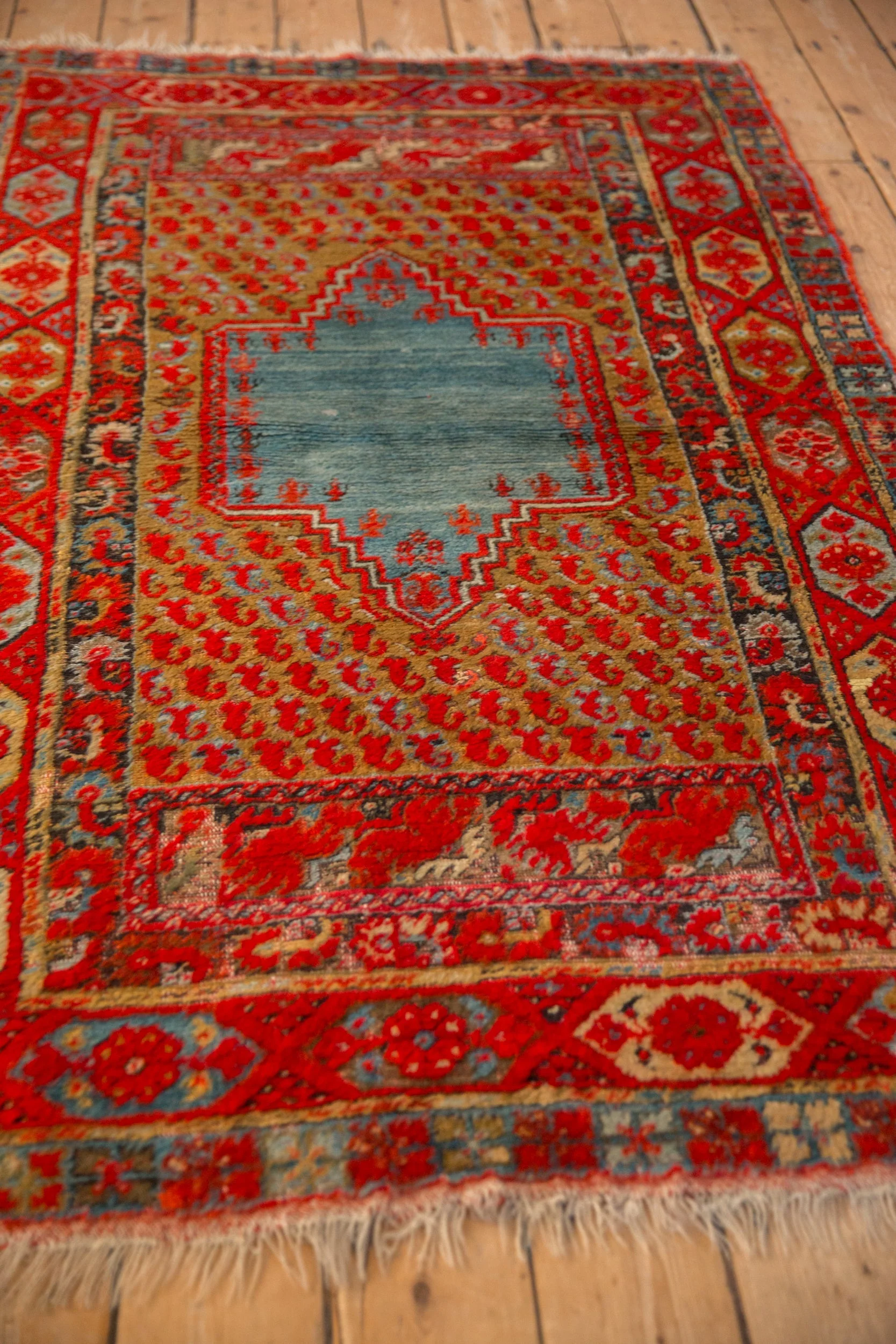 4x6.5 Antique Anatolian Rug - Image 5