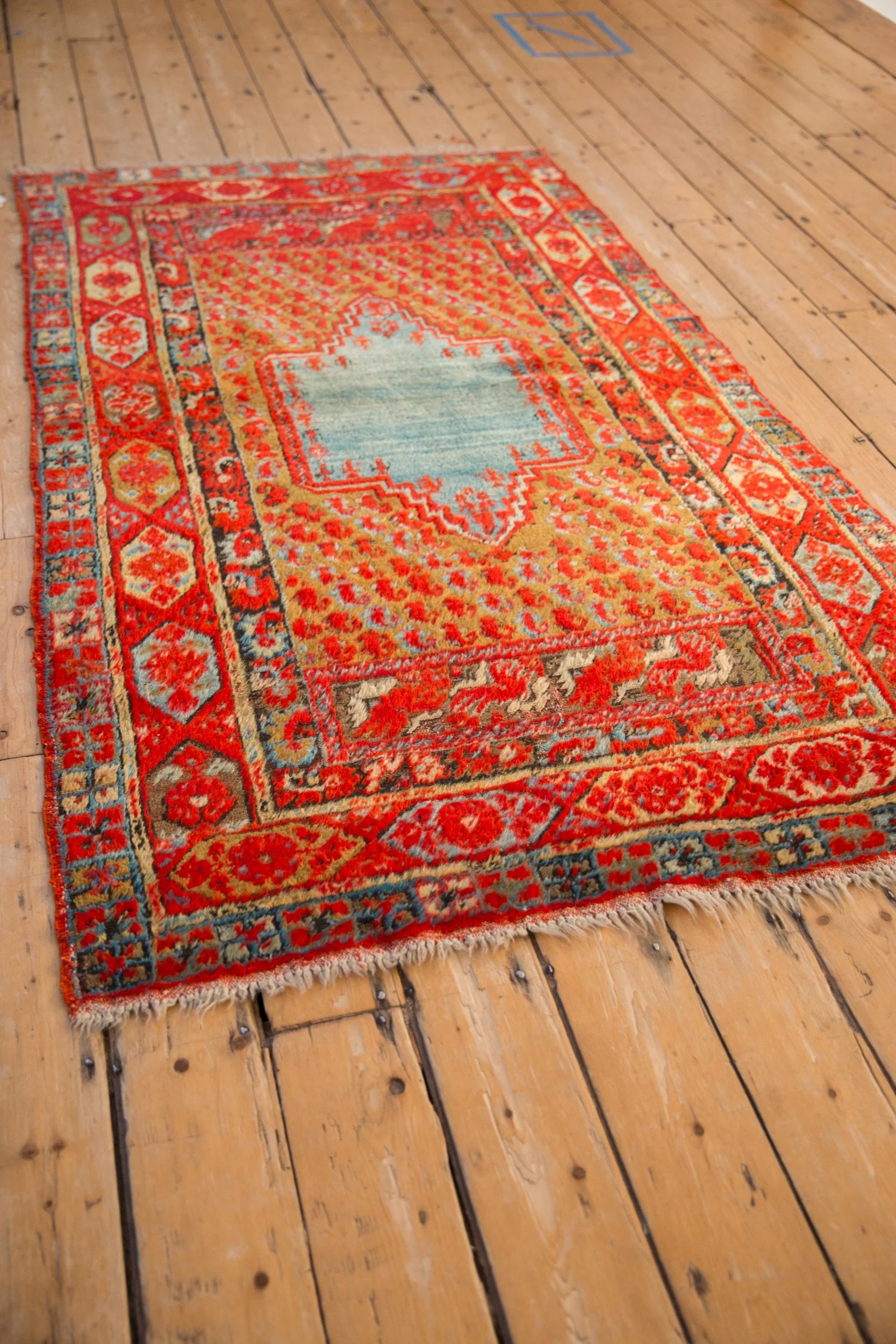 4x6.5 Antique Anatolian Rug - Image 8