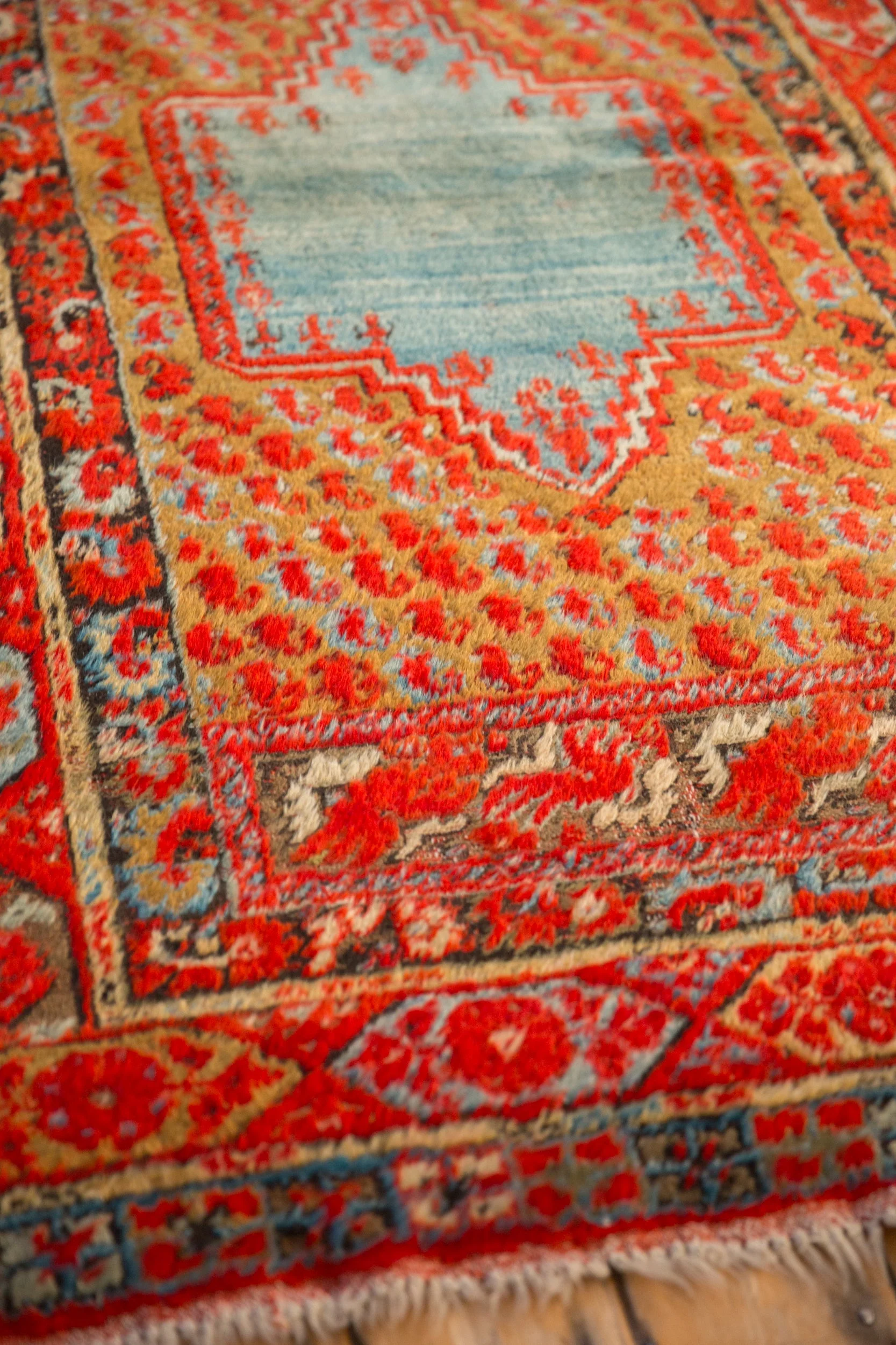 4x6.5 Antique Anatolian Rug - Image 9