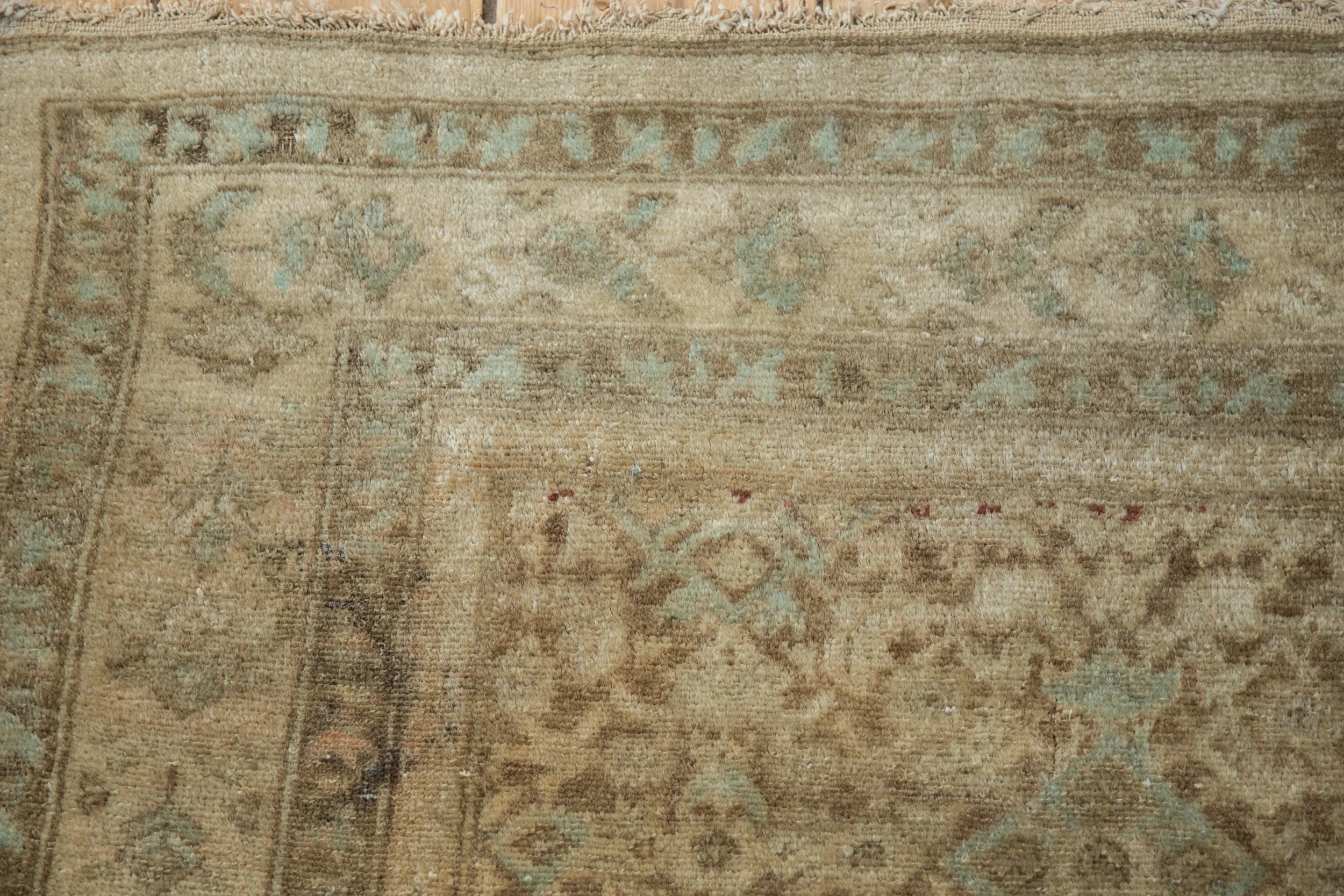 4x6.5 Antique Distressed Malayer Rug - Image 10