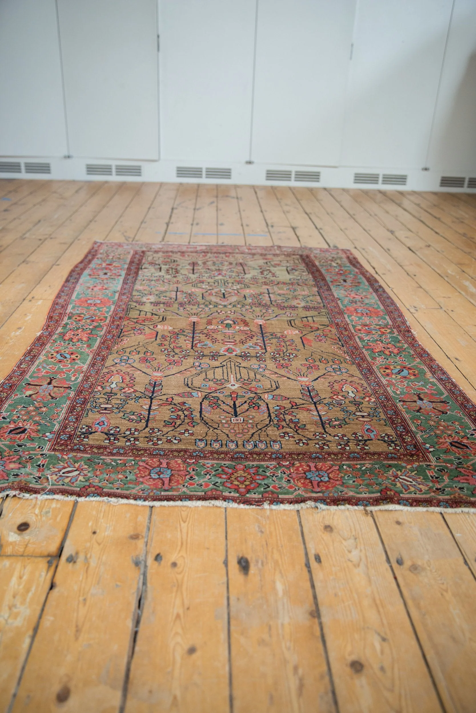 4x6.5 Antique Farahan Sarouk Rug - Image 5