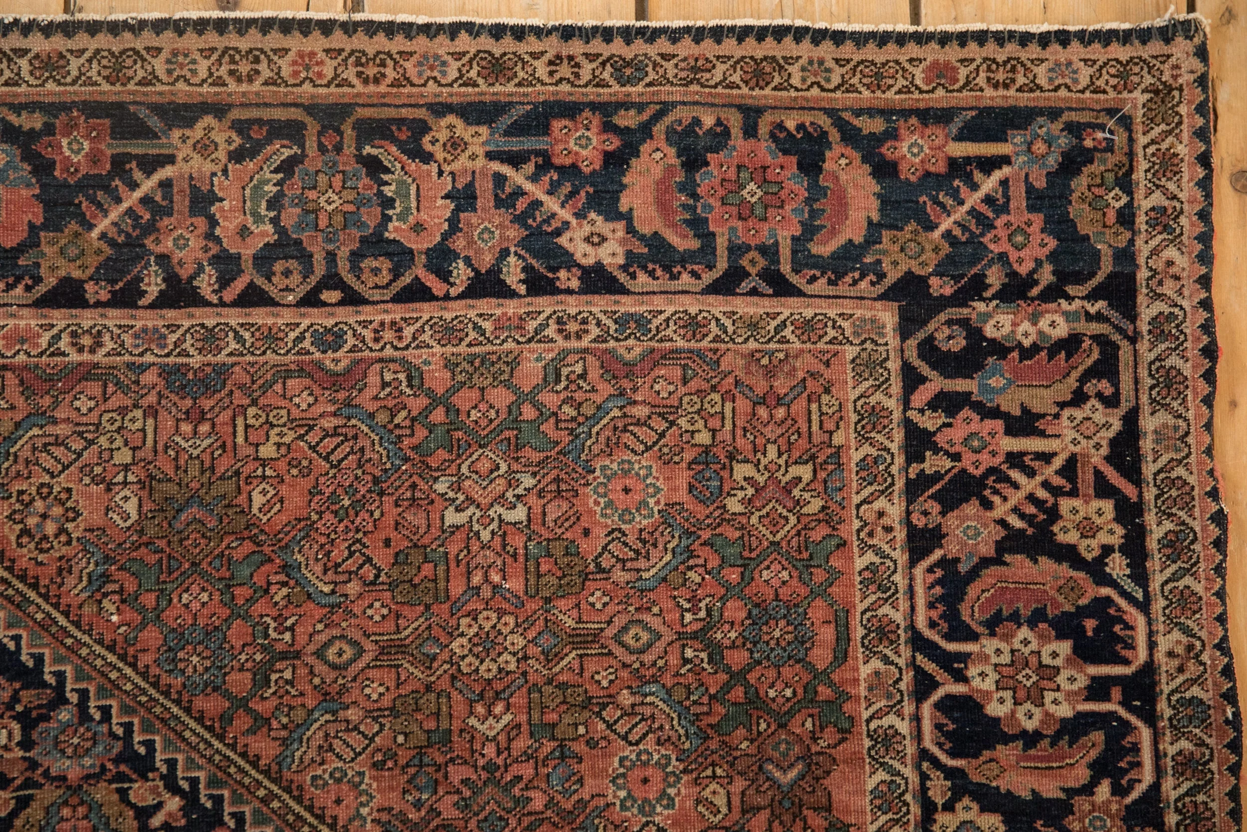 4x6.5 Antique Farahan Sarouk Rug - Image 3